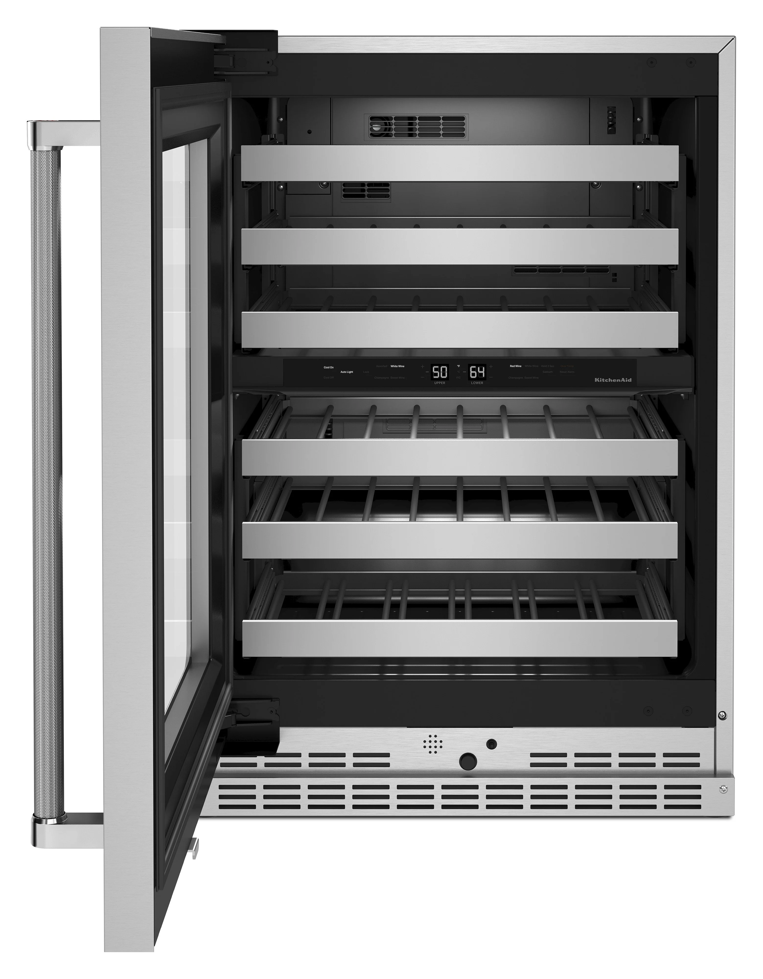 KitchenAid 5 Cu. Ft. 46-Bottle Wine Cellar with Left-Swing Door - KUWL314KSS - Image 3