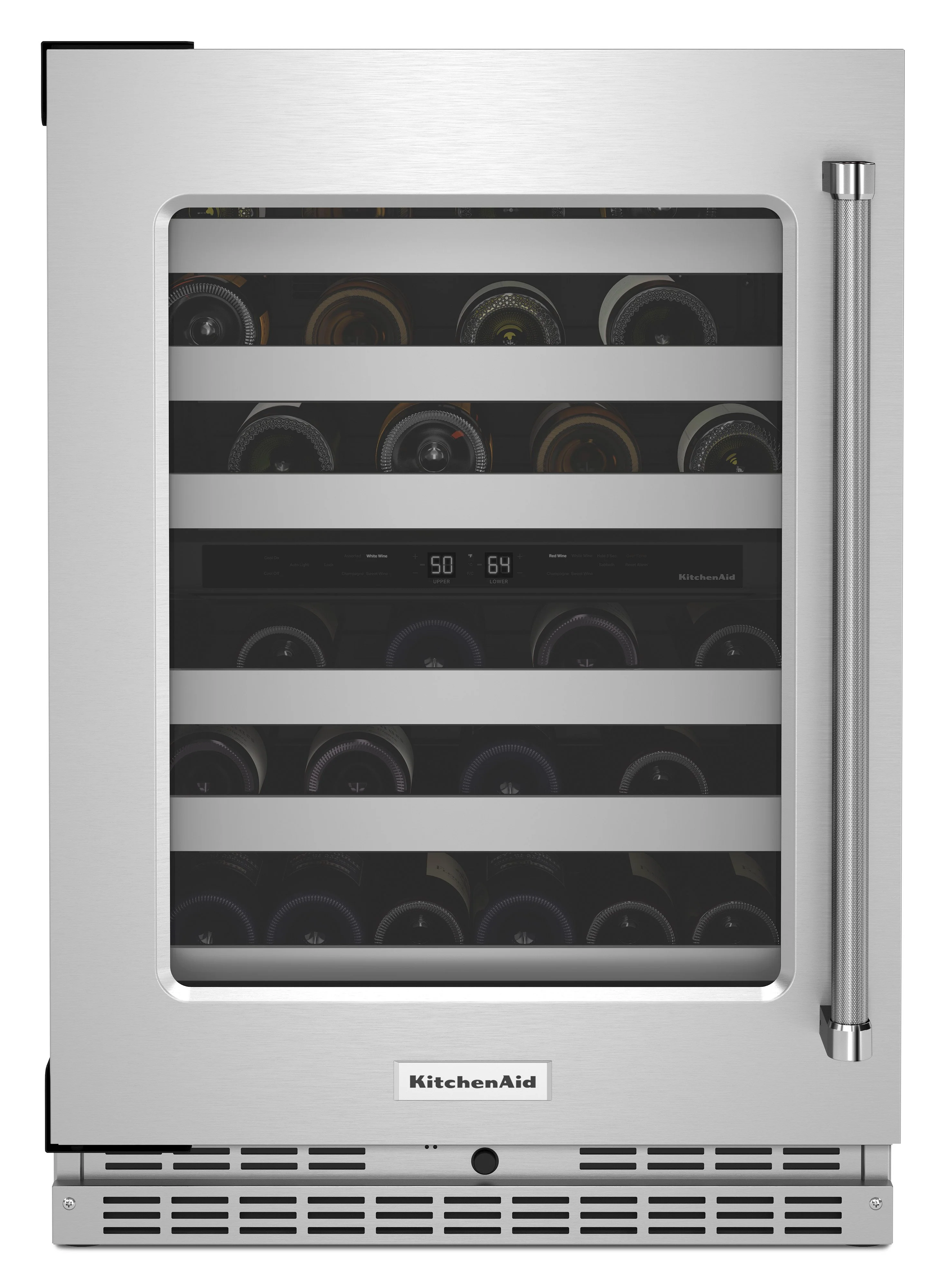 KitchenAid 5 Cu. Ft. 46-Bottle Wine Cellar with Left-Swing Door - KUWL314KSS - Image 4