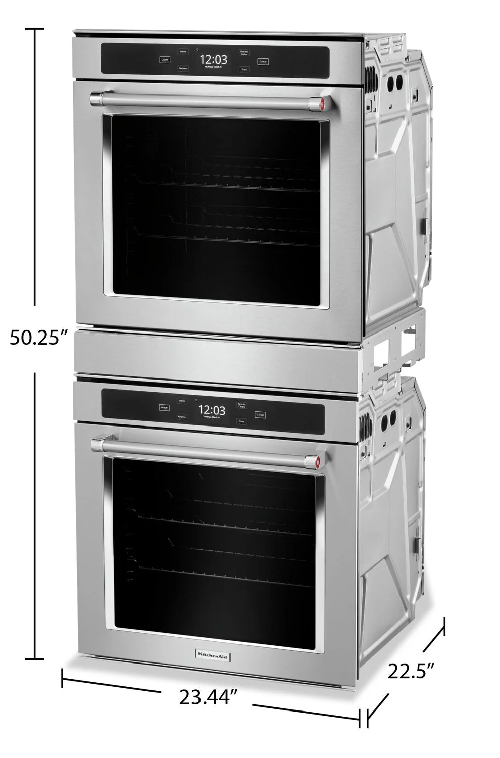 KitchenAid 5.2 Cu. Ft. Double Wall Oven with True Convection - KODC504PPS - Image 6