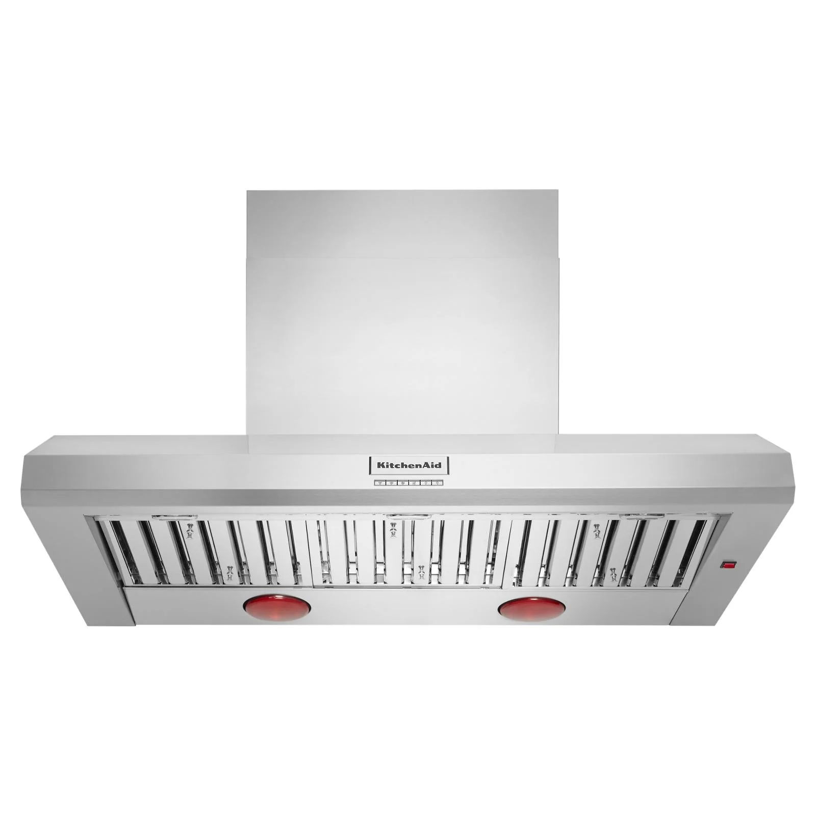 KitchenAid Stainless Steel 48" Commercial-Style Wall-Mount Canopy Range Hood - KVWC958KSS - Image 2