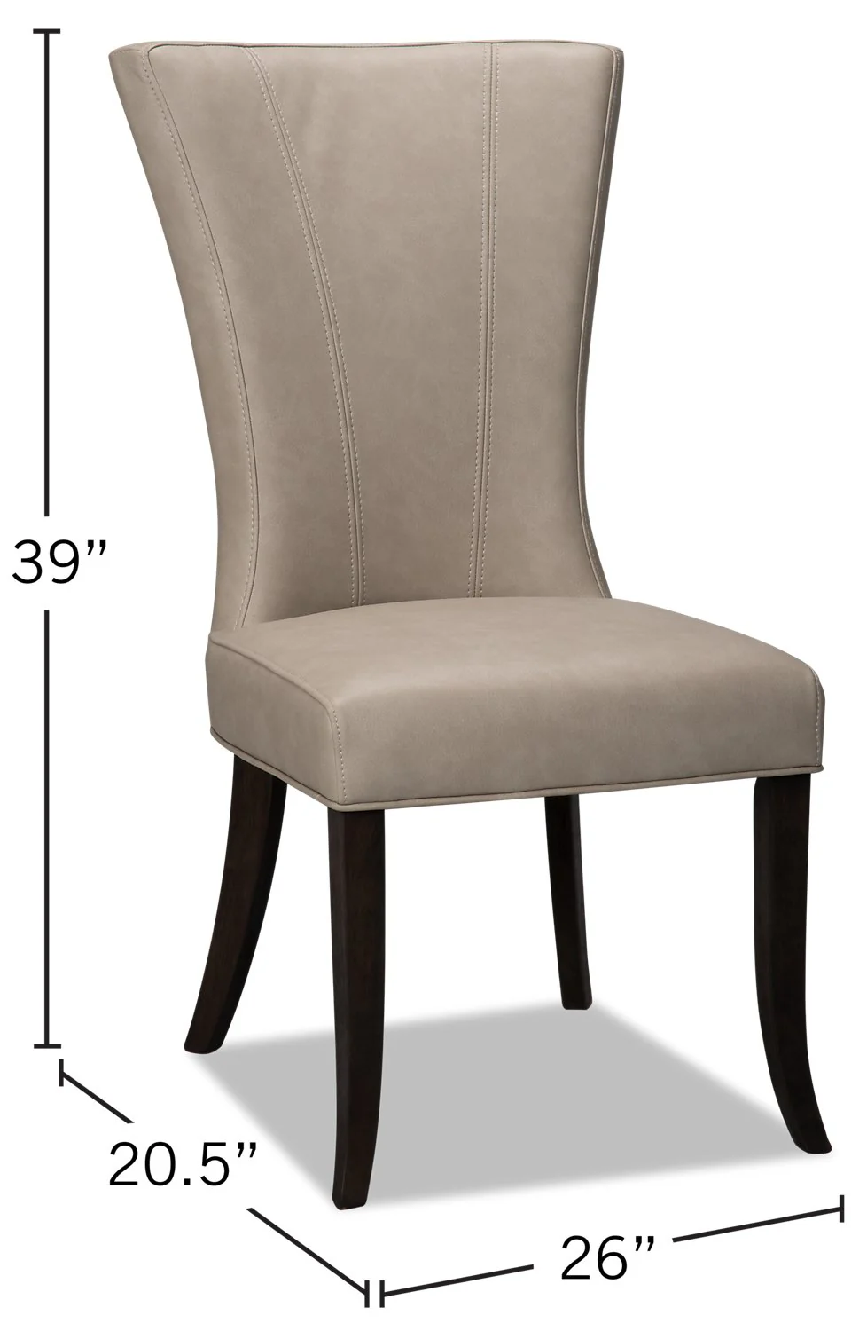 Kiyoko Dining Chair - Taupe - Image 6