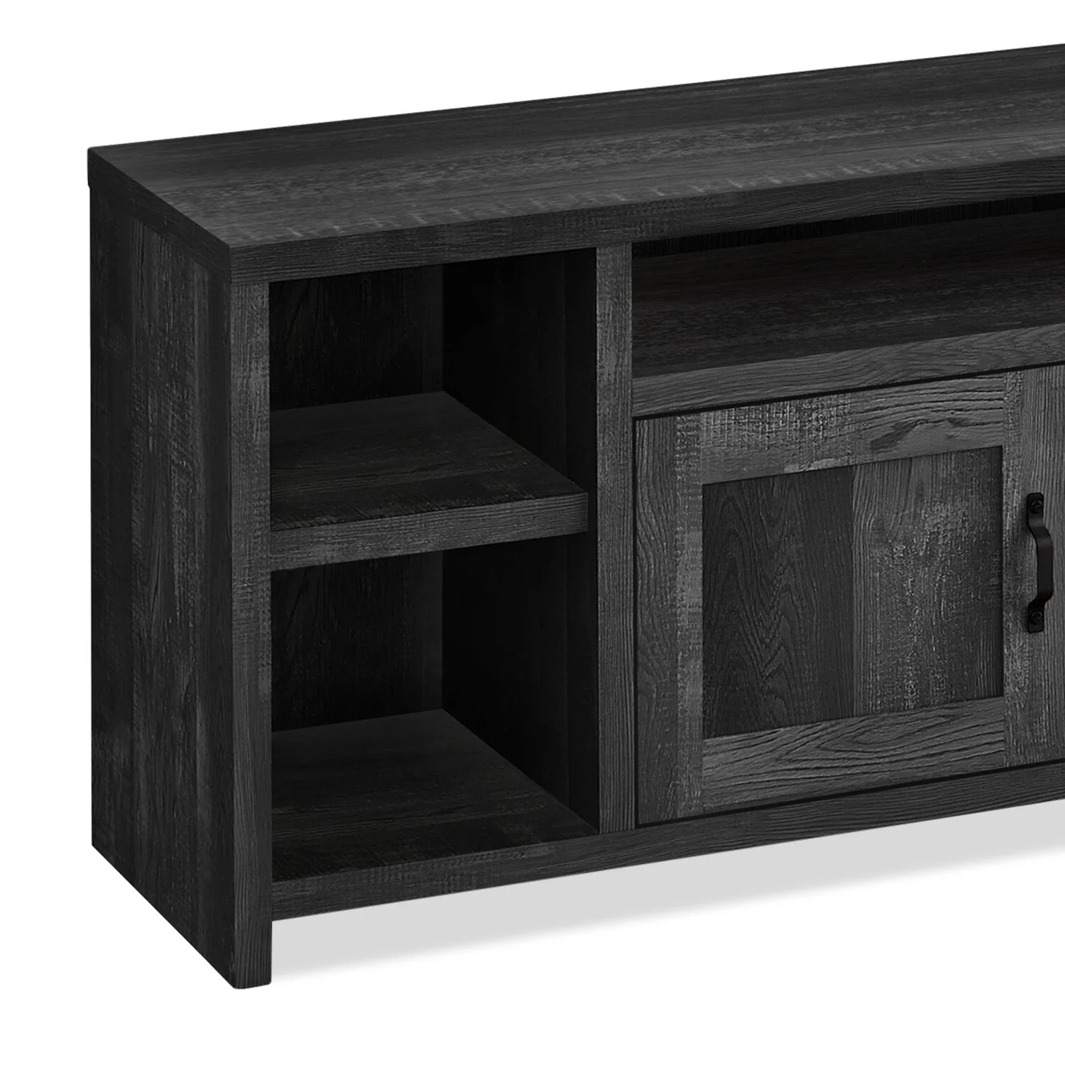 Klondike 60" TV Stand - Black - Image 2