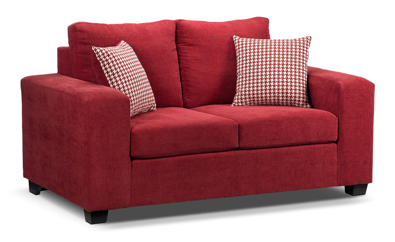 Knox Sofa and Loveseat Set - Red - Image 3