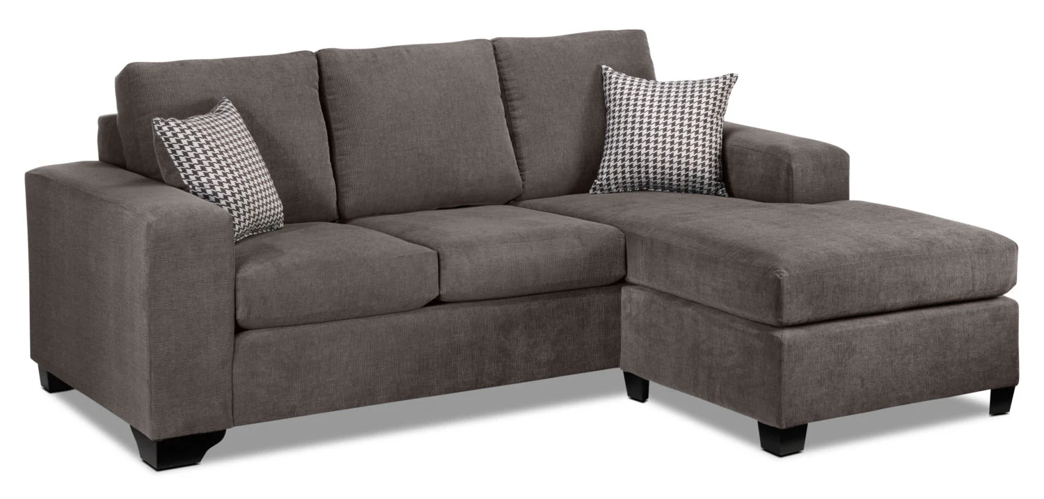 Knox Chaise Sofa - Grey
