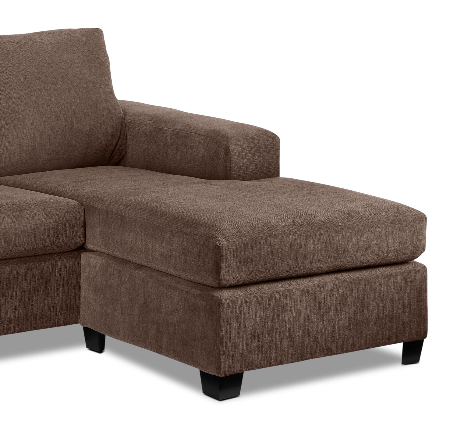 Knox Chaise Sofa - Light Brown - Image 6