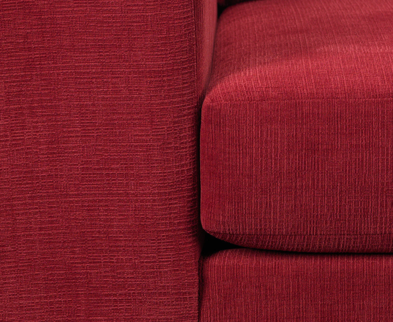 Knox Chaise Sofa - Red - Image 8