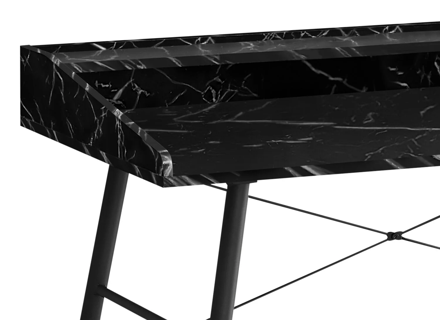 Kornman Desk - Black Marble-Look - Image 2