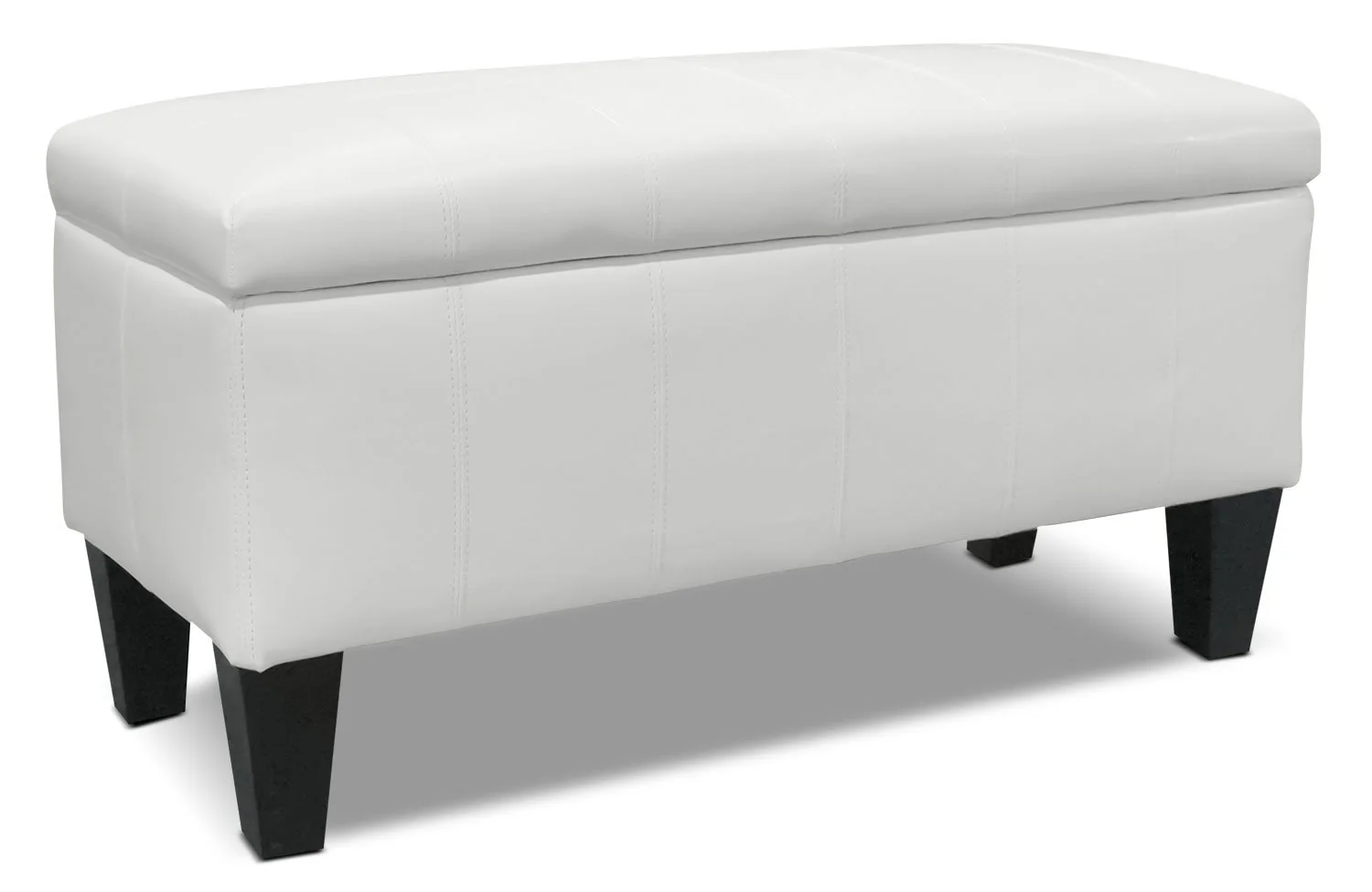 Kresten Accent Storage Ottoman - White