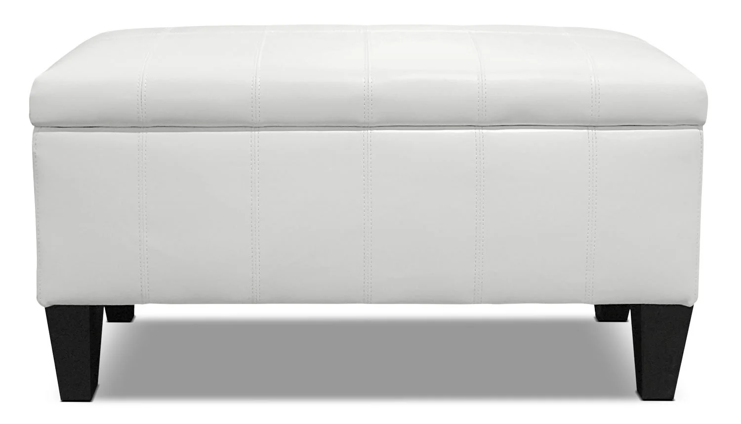 Kresten Accent Storage Ottoman - White - Image 2