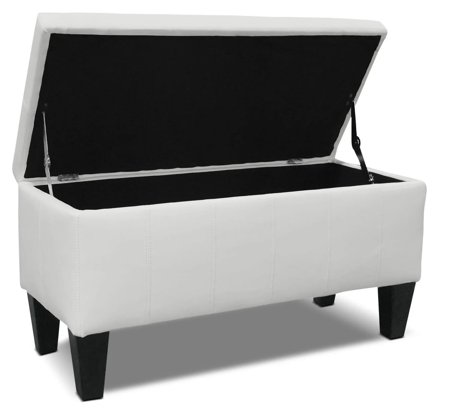Kresten Accent Storage Ottoman - White - Image 3
