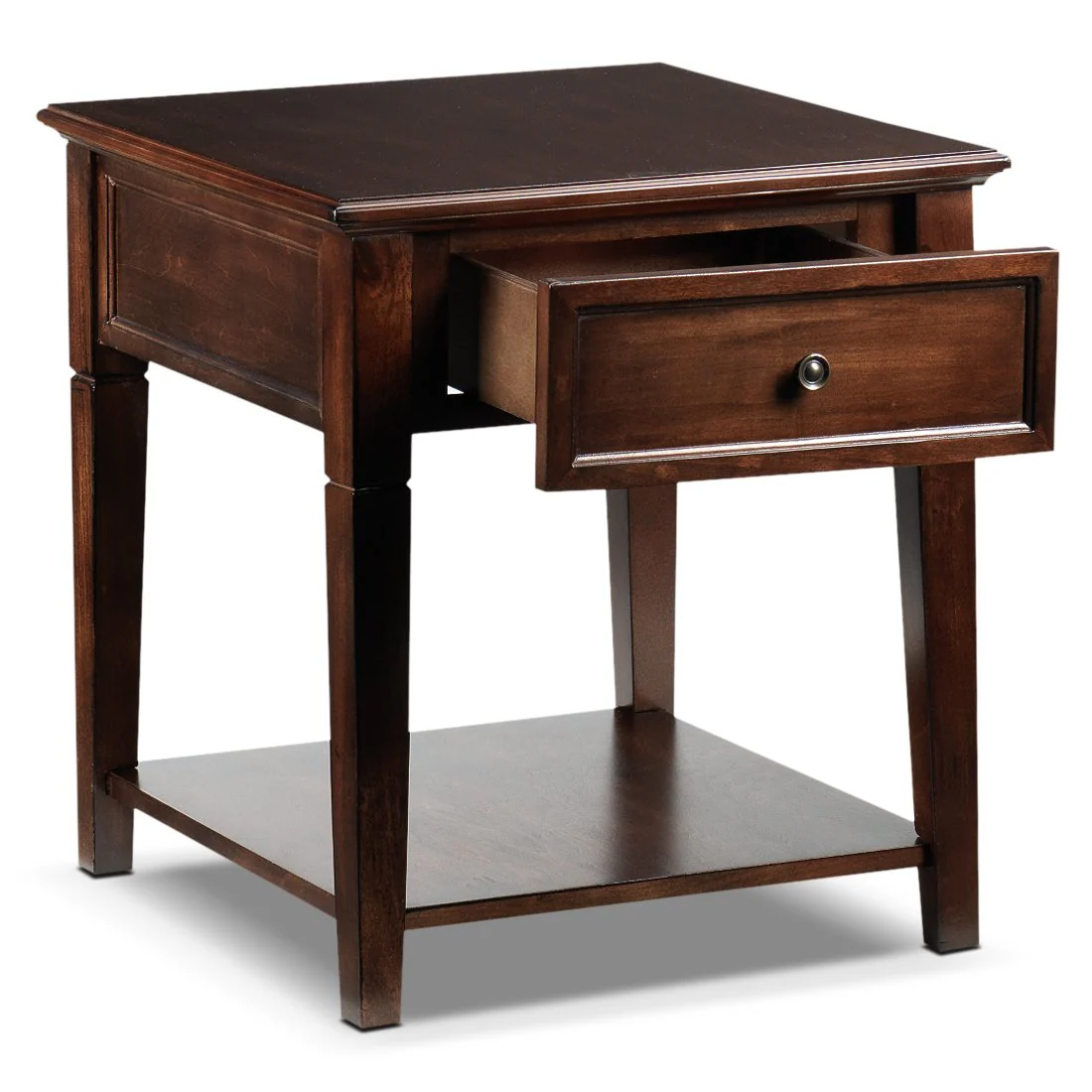 Kunbury End Table - Walnut - Image 2