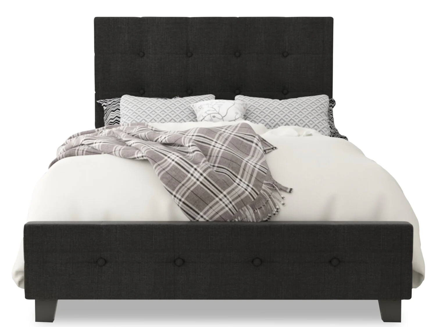 Laramie Full Bed - Charcoal - Image 2