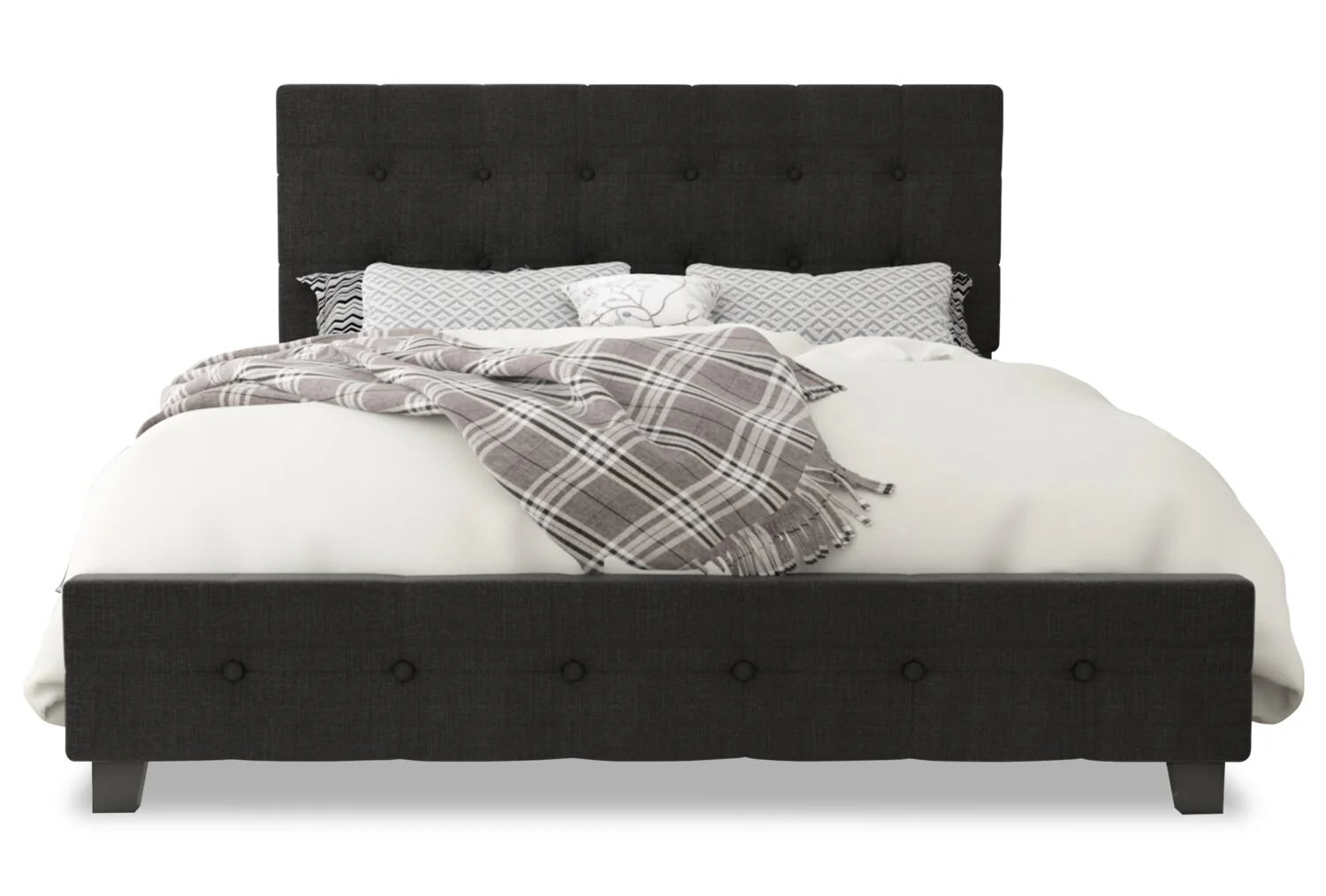 Laramie King Bed - Charcoal - Image 2