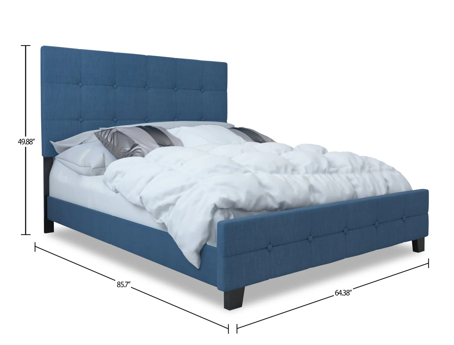 Laramie Queen Bed - Blue - Image 7