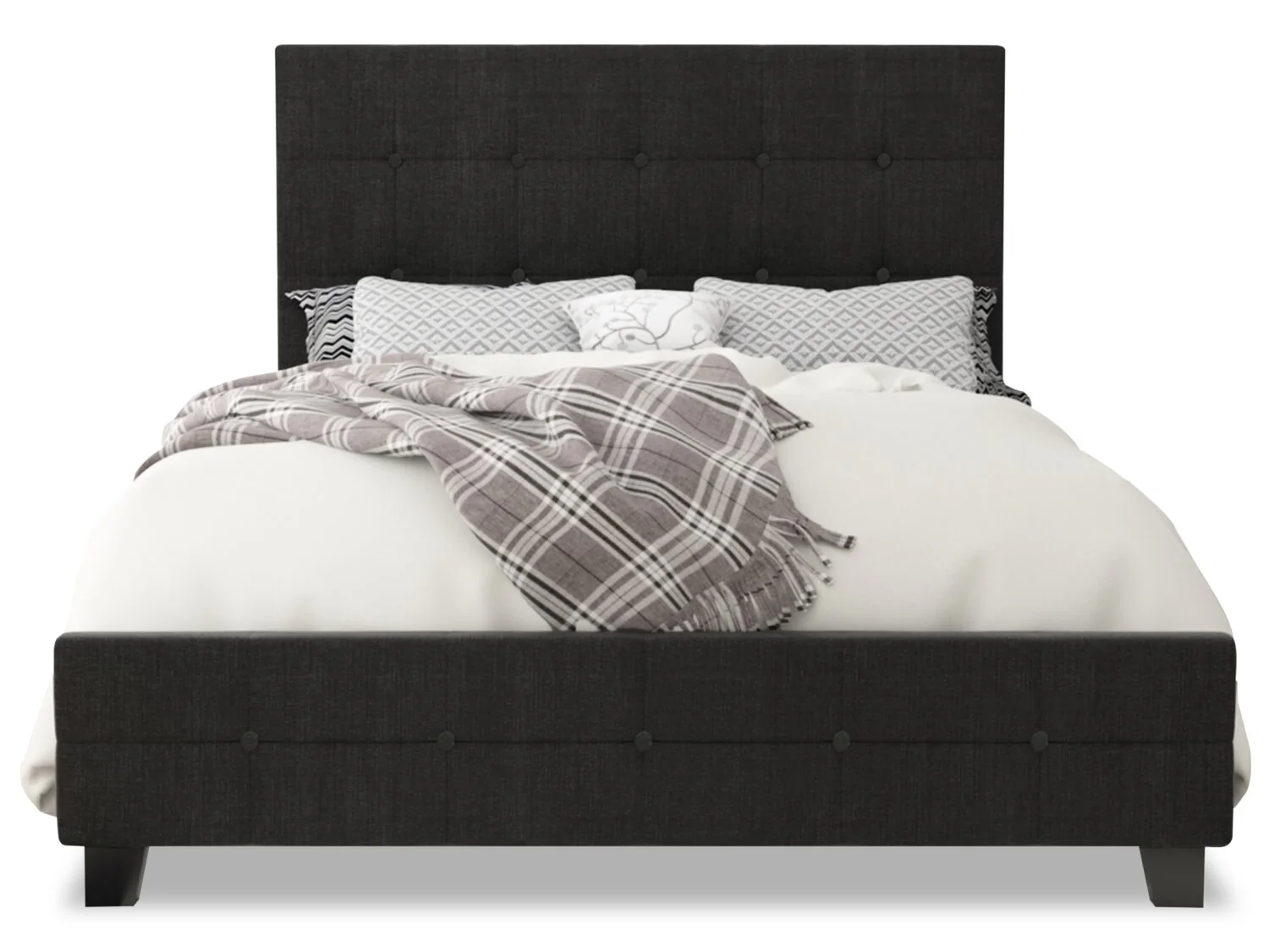 Laramie Queen Bed - Charcoal - Image 4