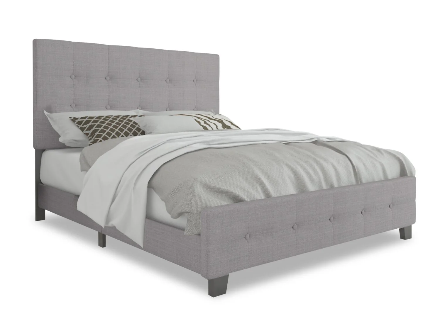 Laramie Queen Bed - Grey