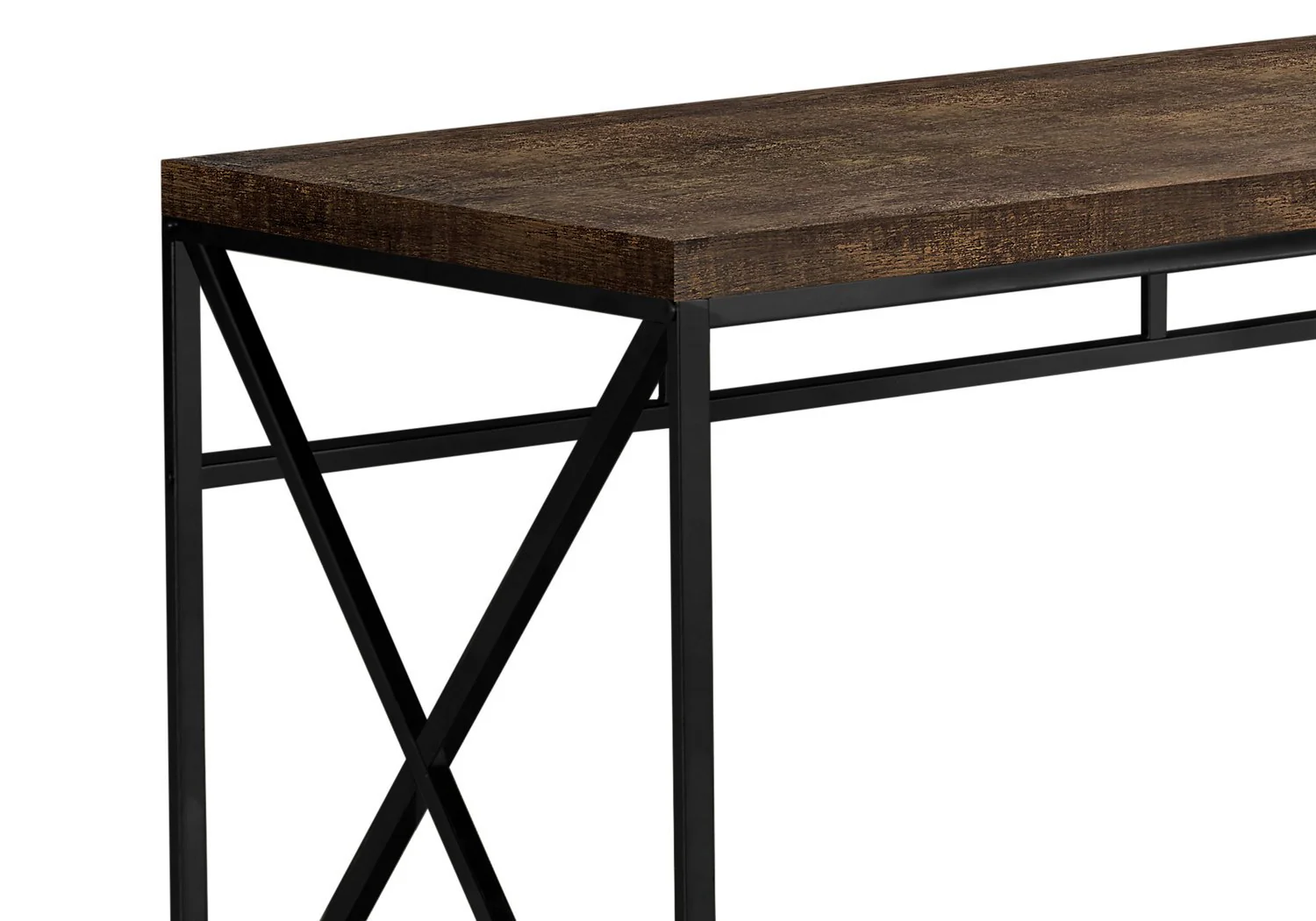 Latour Reclaimed Wood Look Desk - Brown - Image 2
