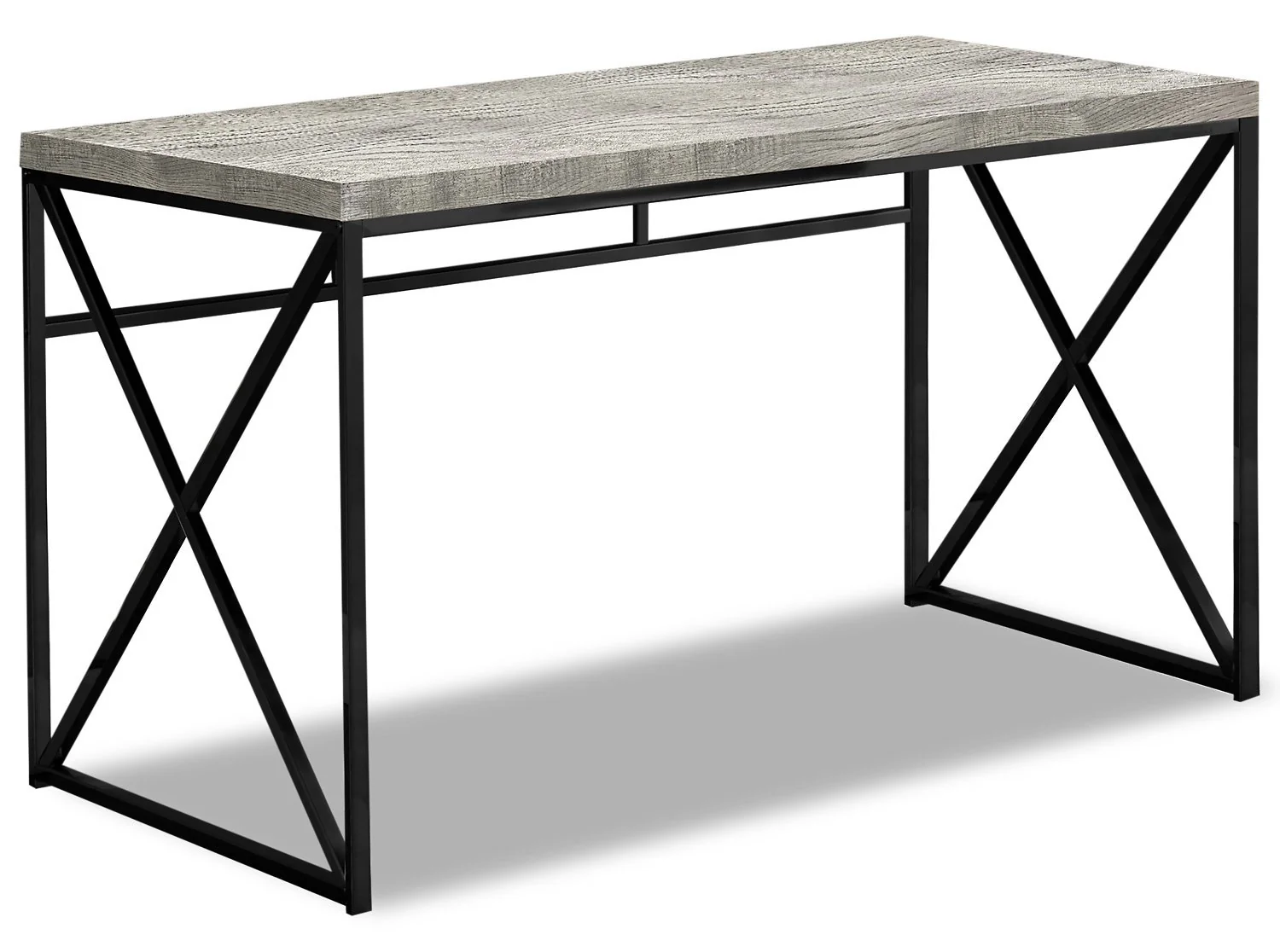 Latour Reclaimed Wood Look Desk - Grey