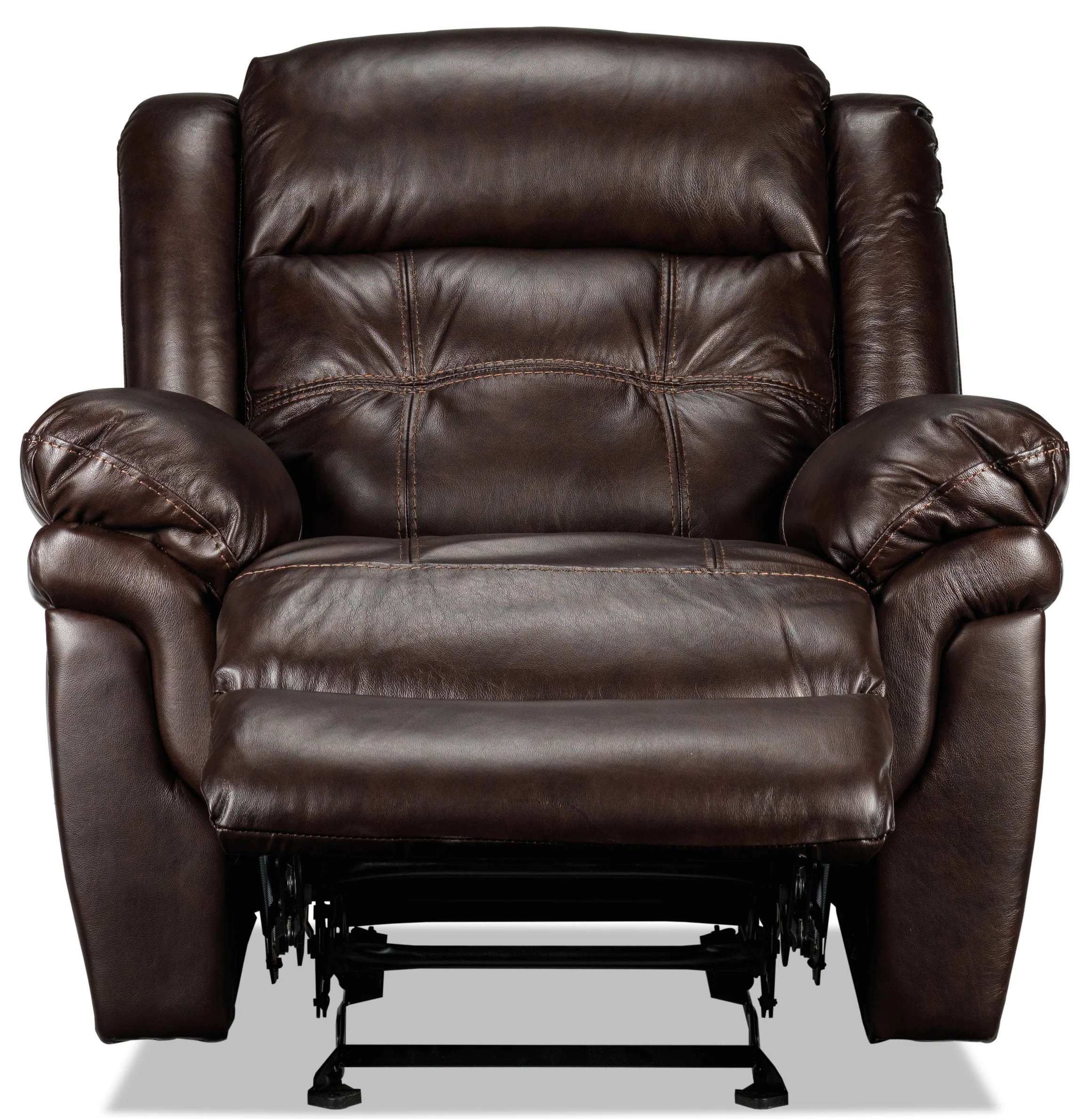 Leighland Reclining Sofa and Recliner Set - Brown - Image 3