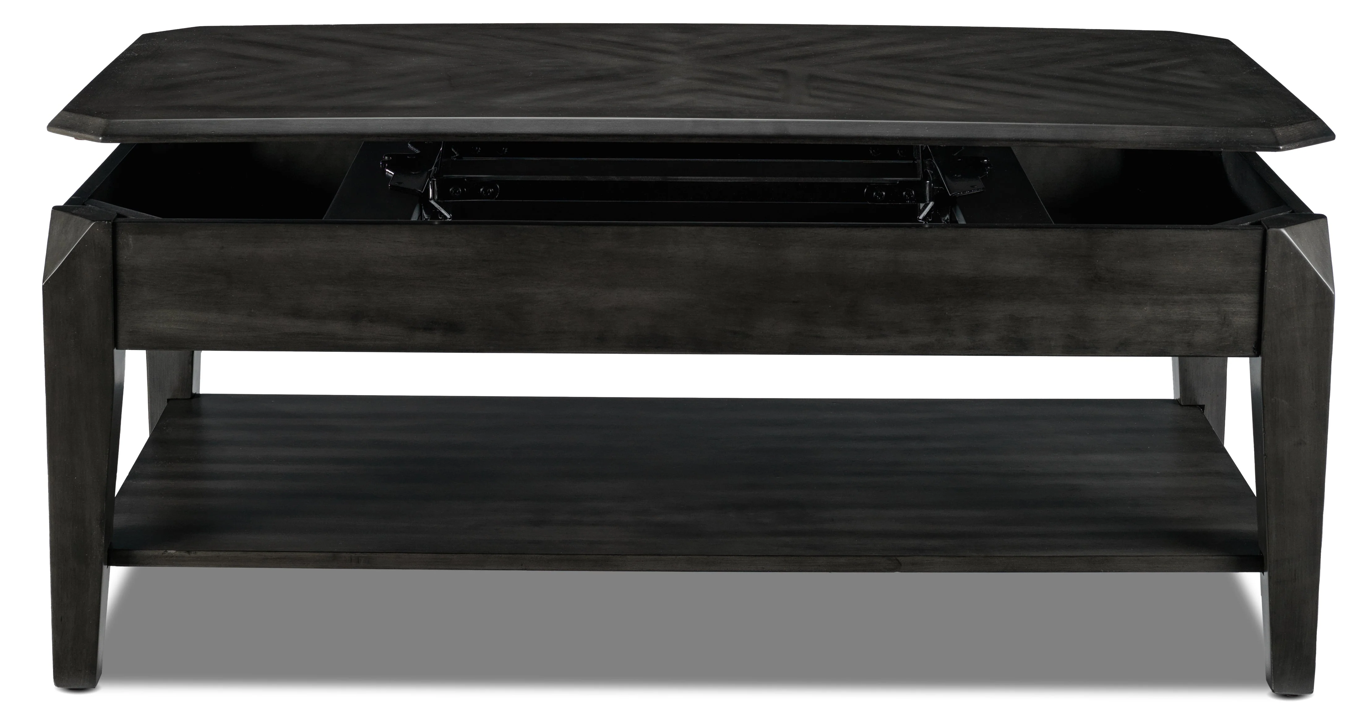 Levin Lift-Top Coffee Table - Dark Grey - Image 6