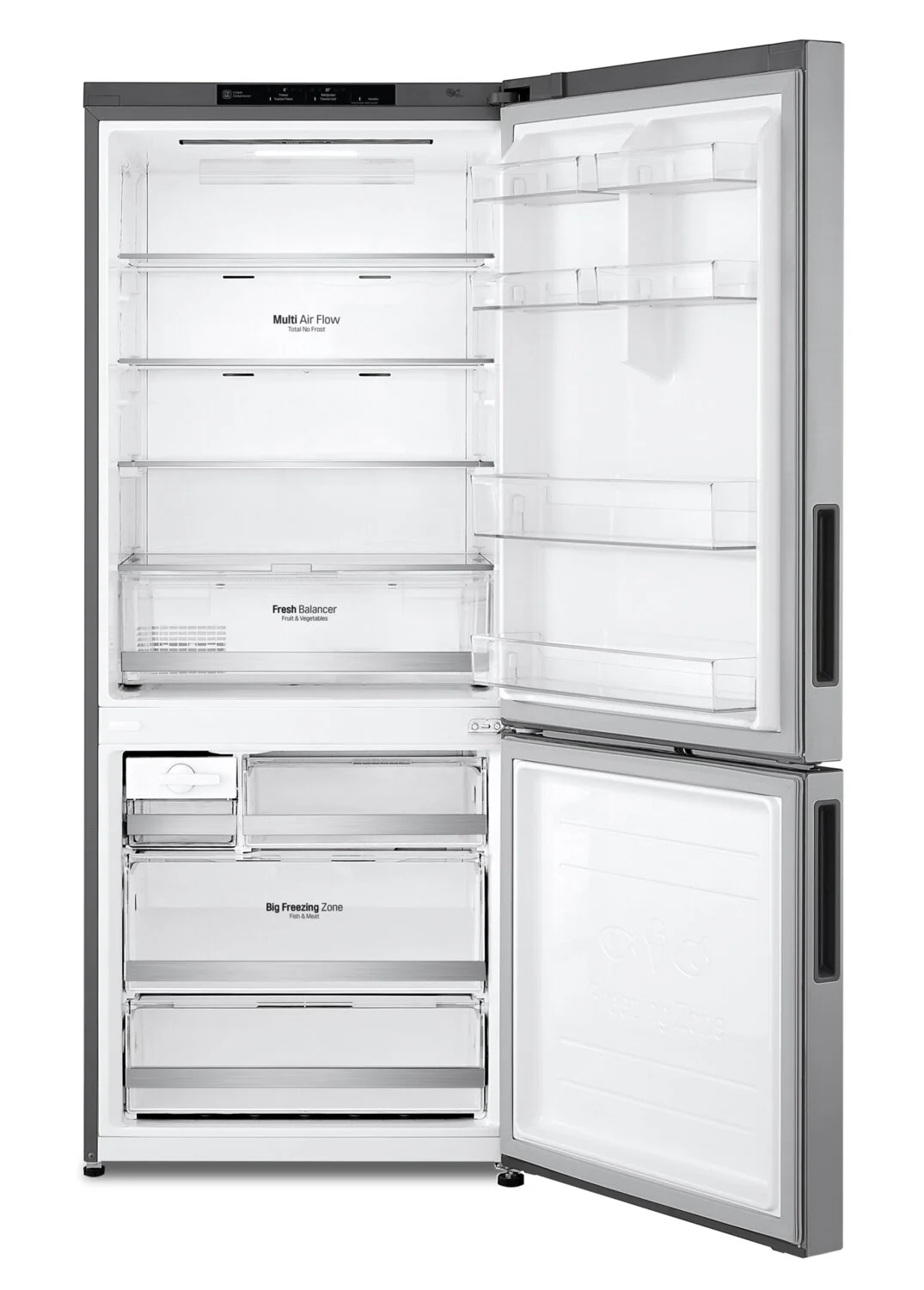 LG 15 Cu. Ft. Counter-Depth Bottom-Freezer Refrigerator - LBNC15251V - Image 3
