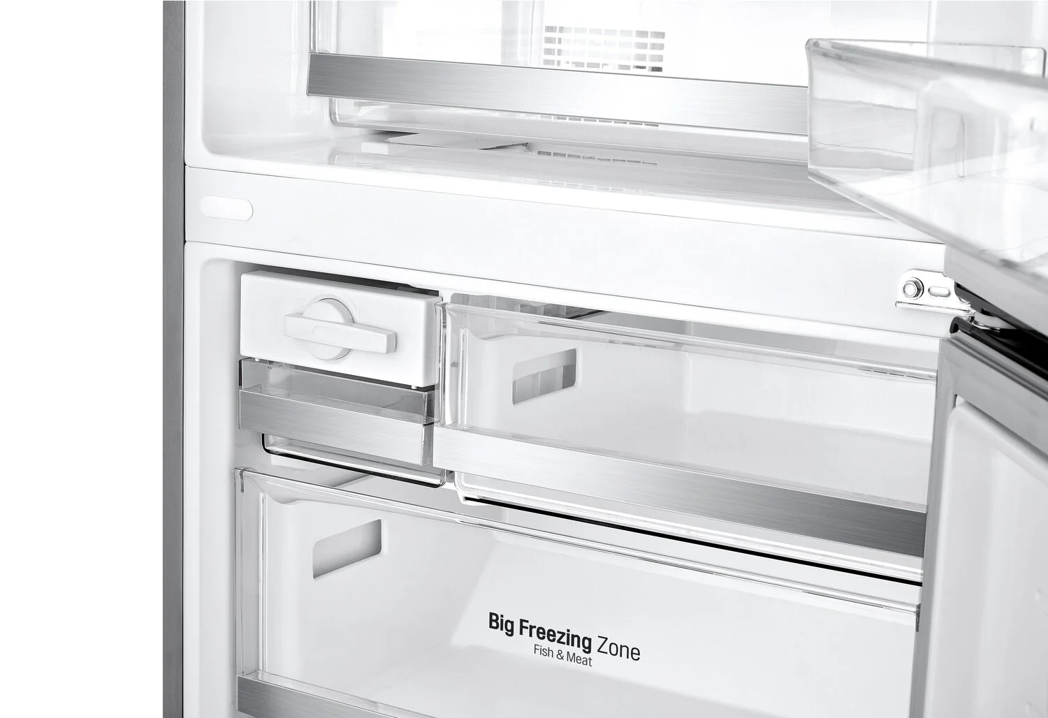 LG 15 Cu. Ft. Counter-Depth Bottom-Freezer Refrigerator - LBNC15251V - Image 4