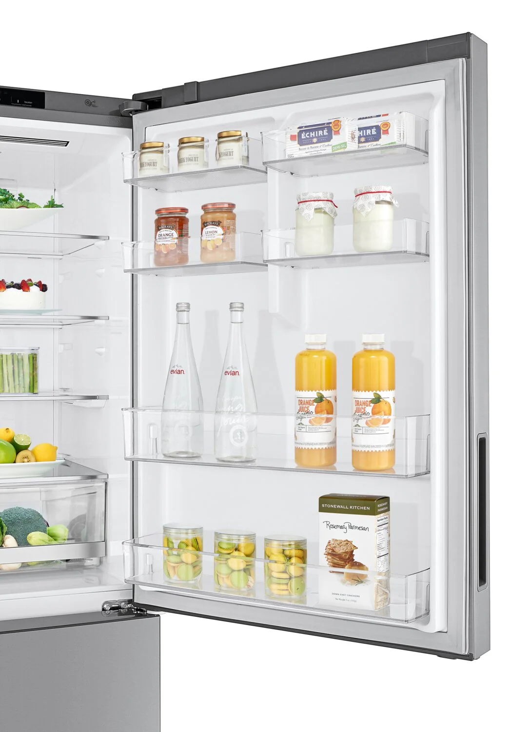 LG 15 Cu. Ft. Counter-Depth Bottom-Freezer Refrigerator - LBNC15251V - Image 7