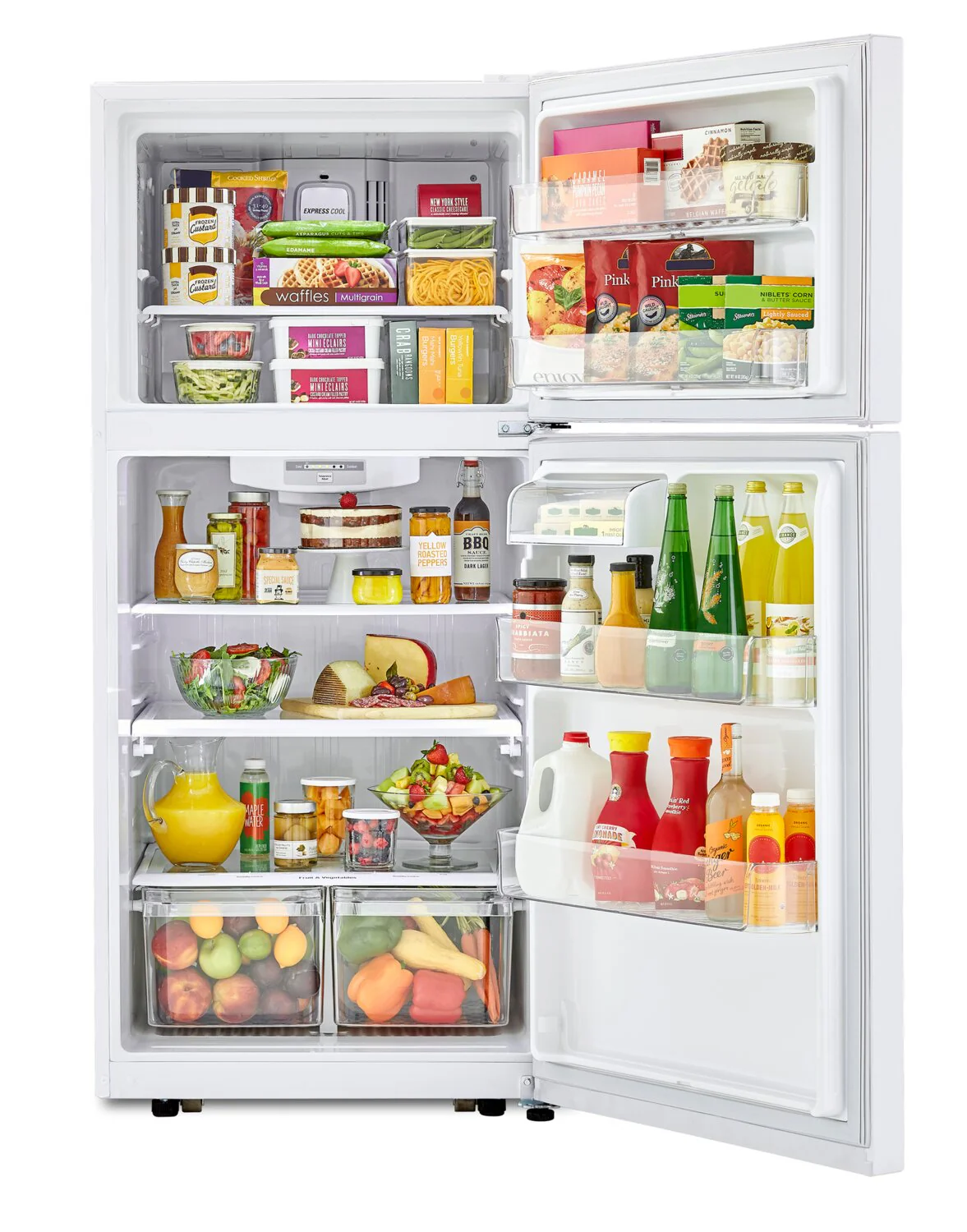 LG 20.2 Cu. Ft. Top-Mount Refrigerator - LTCS20020W - Image 8