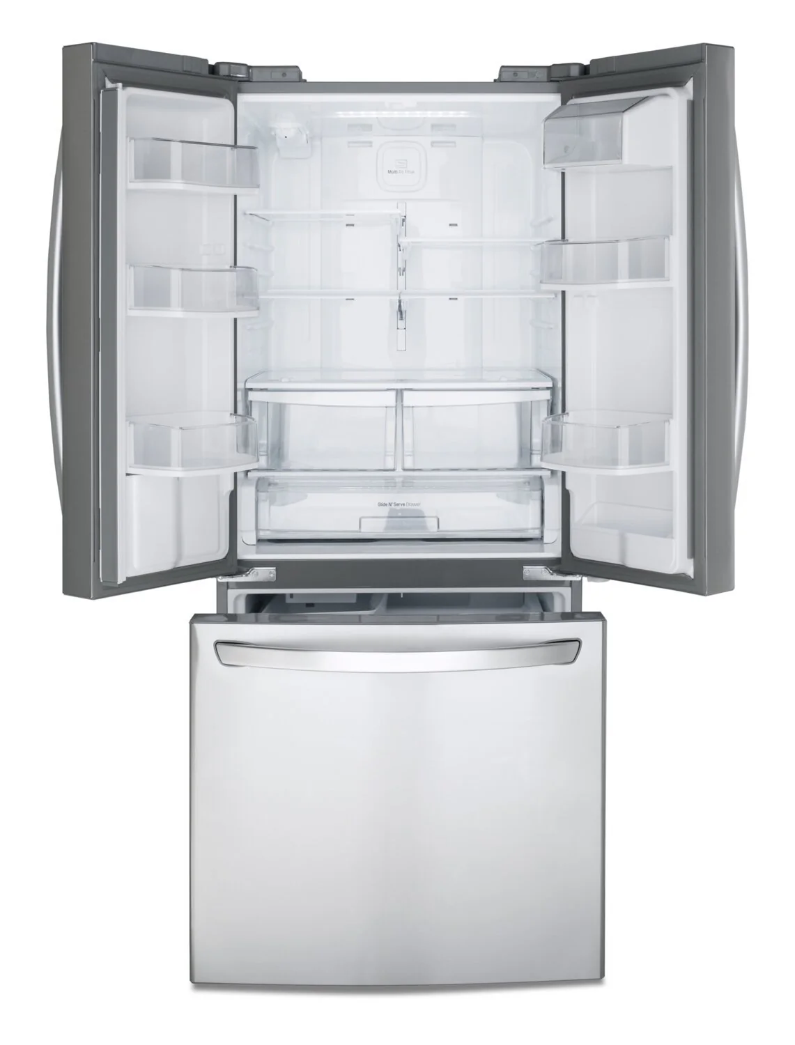 LG 21.8 Cu. Ft. French-Door Refrigerator with Exterior Water Dispenser- LRFWS2200S - Image 3