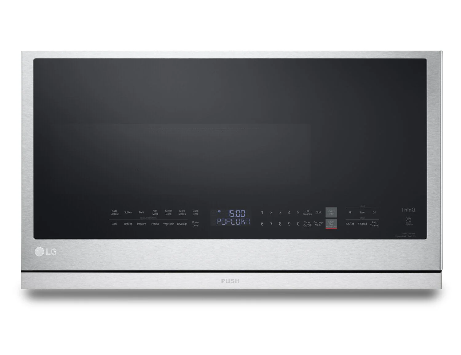 LG 2.1 Cu. Ft. Smart Over-the-Range Microwave with ExtendaVent™ - MVEL2137F - Image 2