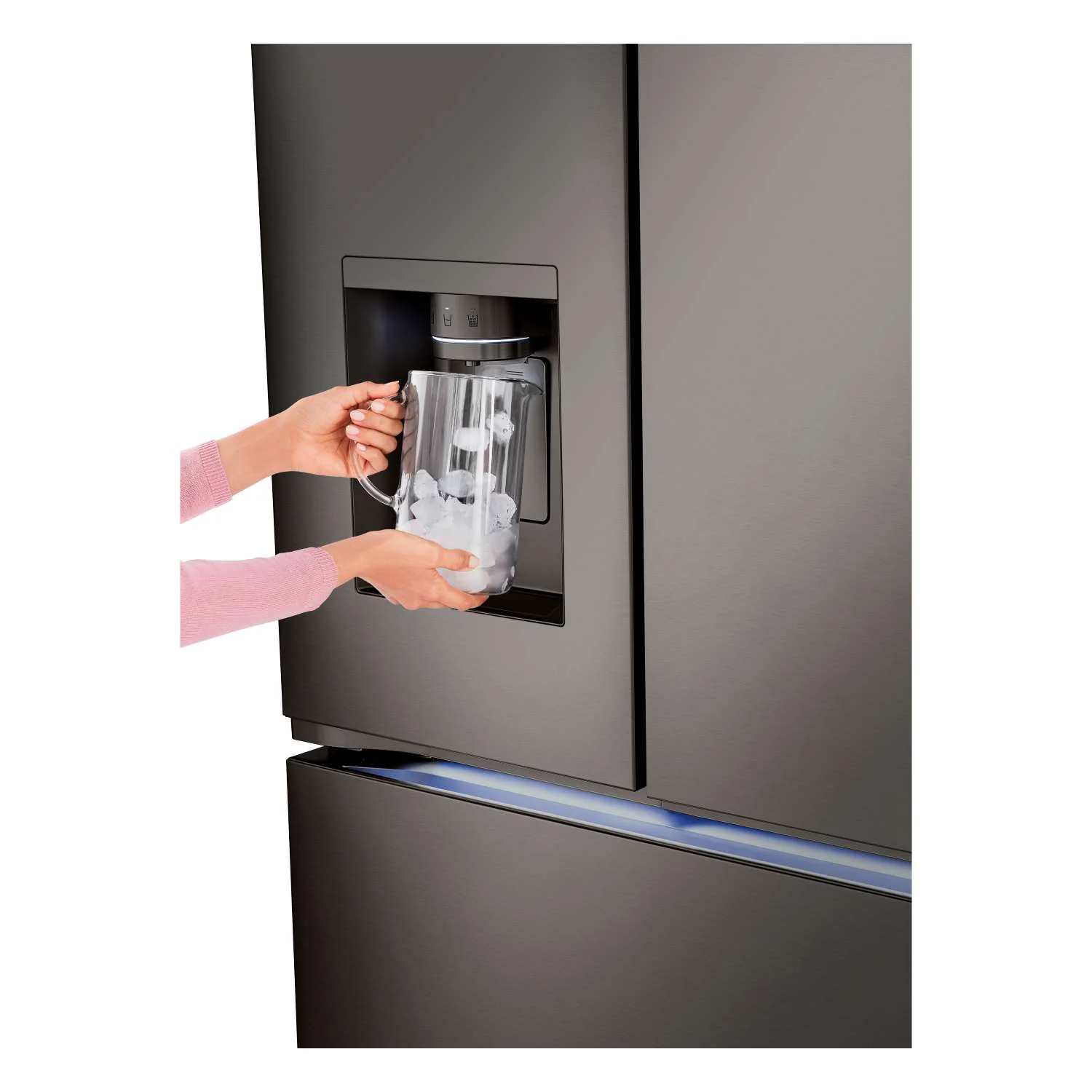 LG 26 cu. ft. Smart Counter-Depth MAX™ Black Stainless Steel French Door Refrigerator with Four Types of Ice - LRYXC2606D - Image 10