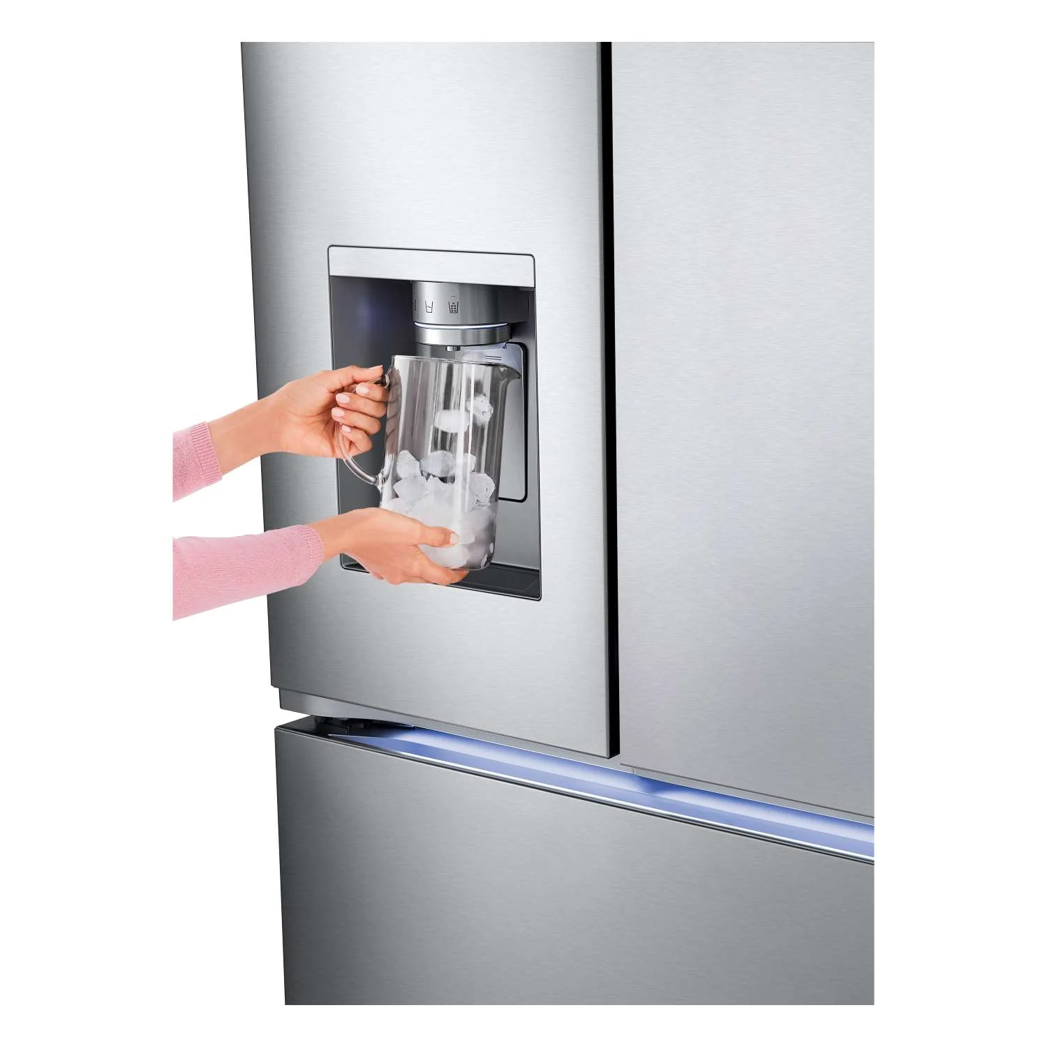 LG 26 cu. ft. Smart Counter-Depth MAX™ Stainless Steel French Door Refrigerator with Four Types of Ice - LRYXC2606S - Image 9