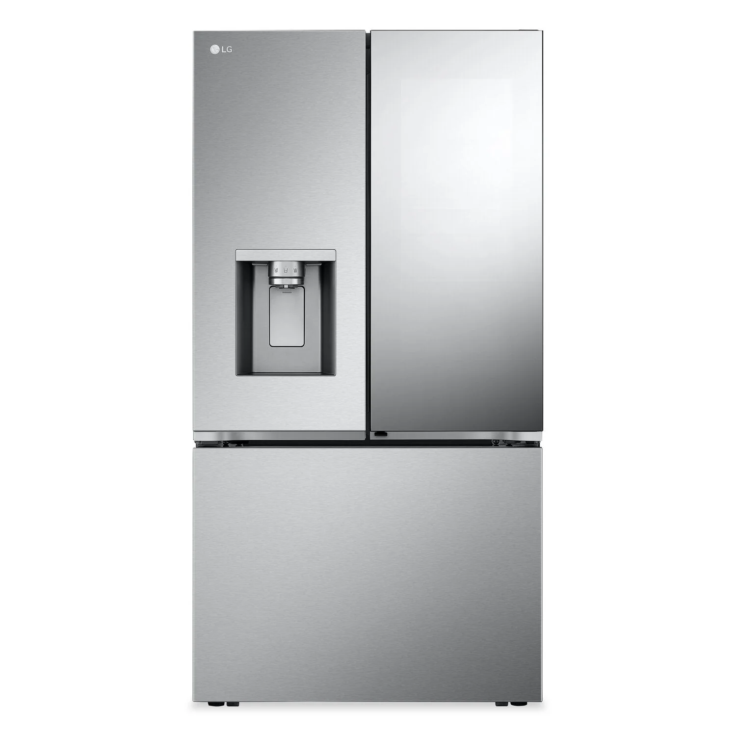 LG 26 Cu. Ft. Smart InstaView® Counter-Depth MAX™ Refrigerator - LRYKC2606S - Image 2