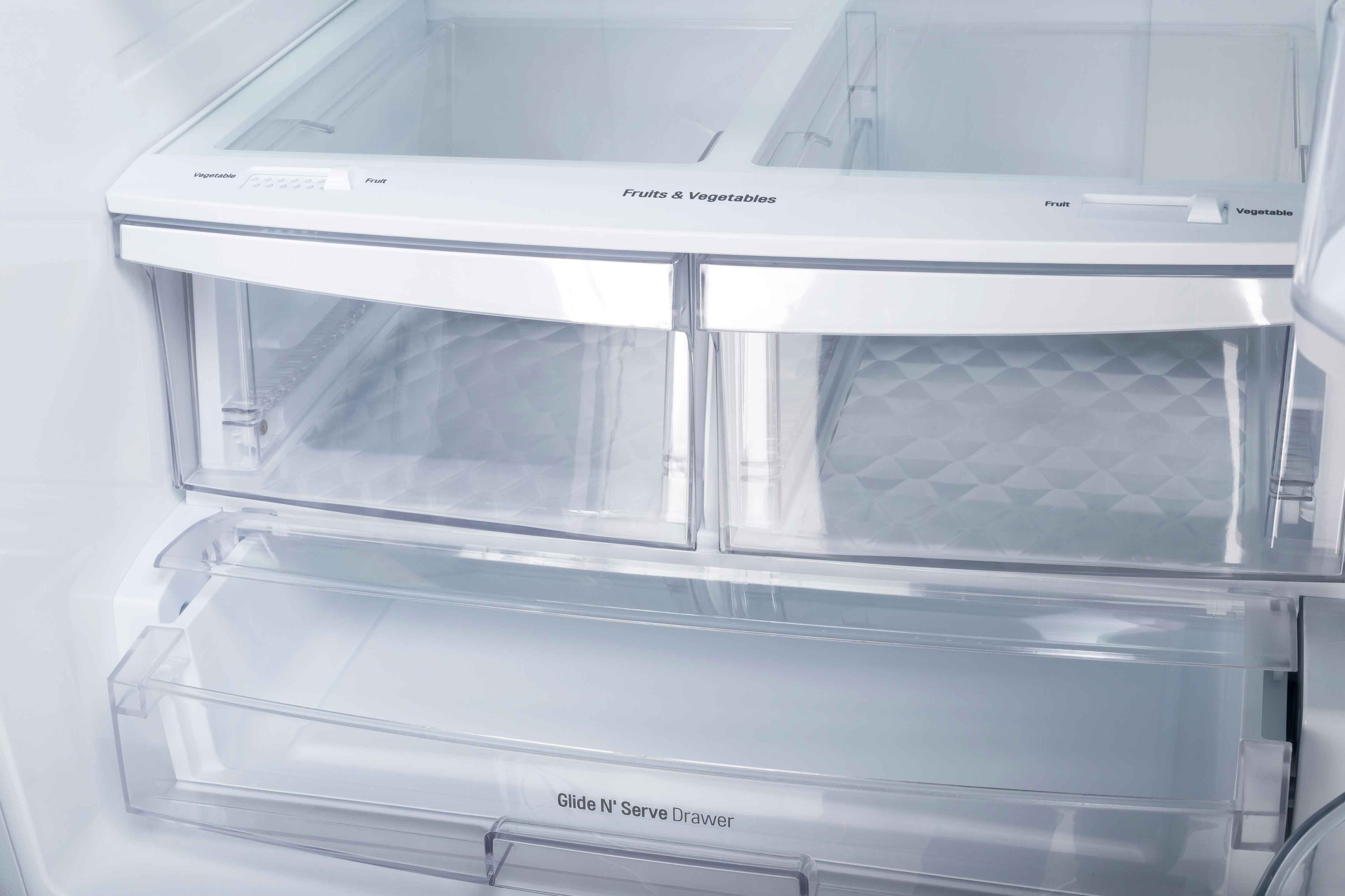 LG 30" White French Door Refrigerator (22 cu. ft.) - LRFNS2200W - Image 7