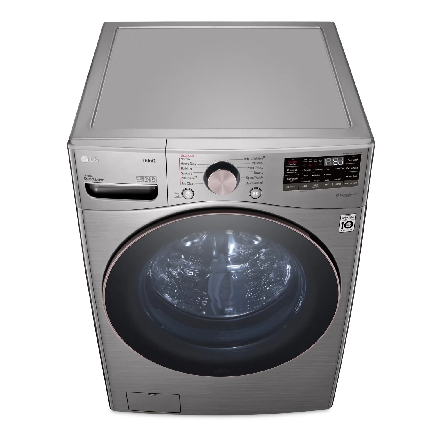LG 5.2 Cu. Ft. Smart Front-Load Washer - WM3850HVA - Image 4