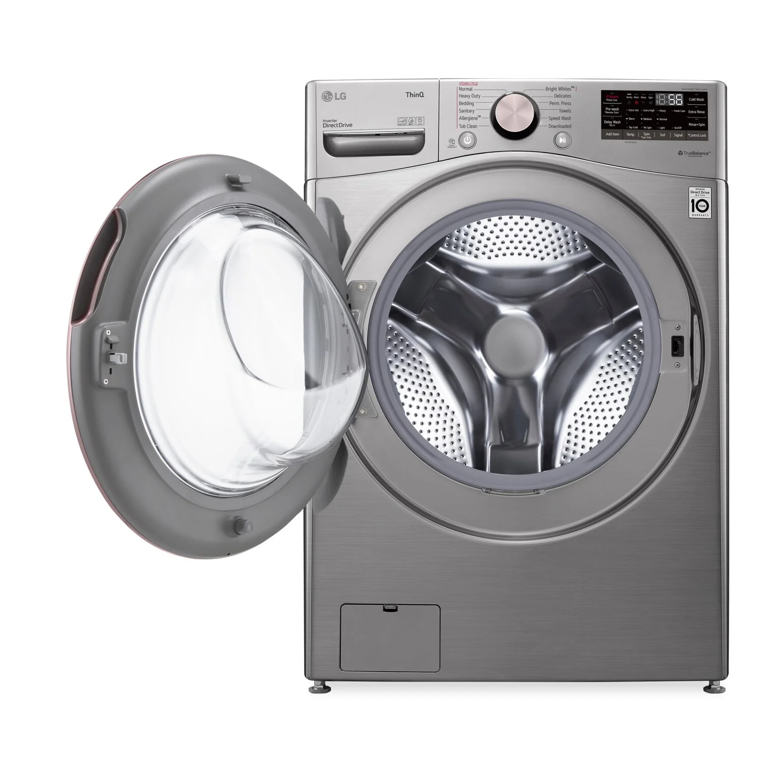 LG 5.2 Cu. Ft. Smart Front-Load Washer - WM3850HVA - Image 5