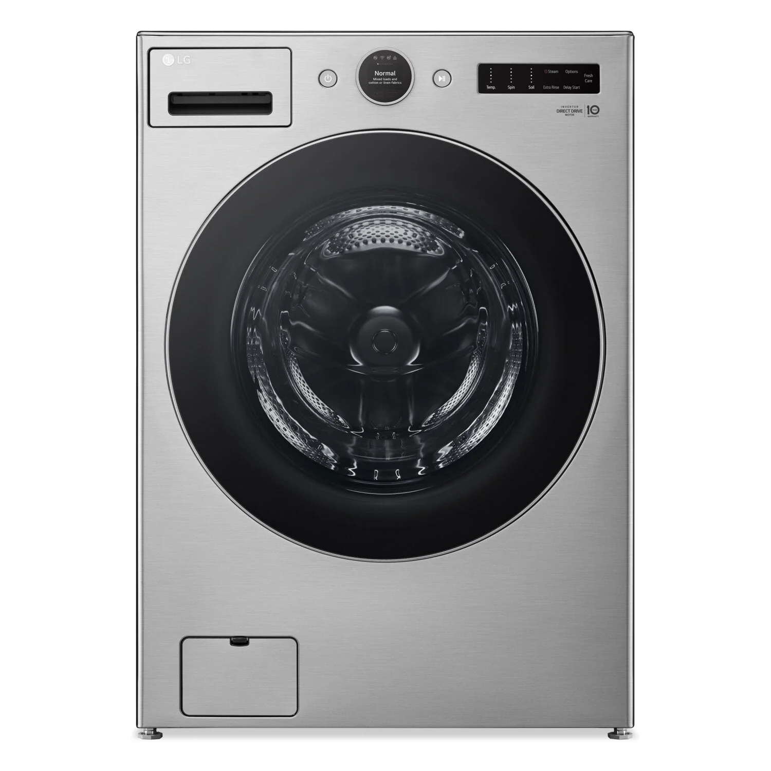 LG 5.2 Cu. Ft. Front-Load Washer and 7.4 Cu. Ft. Gas Dryer with TurboSteam® - WM5500HV/DLGX550V - Image 3