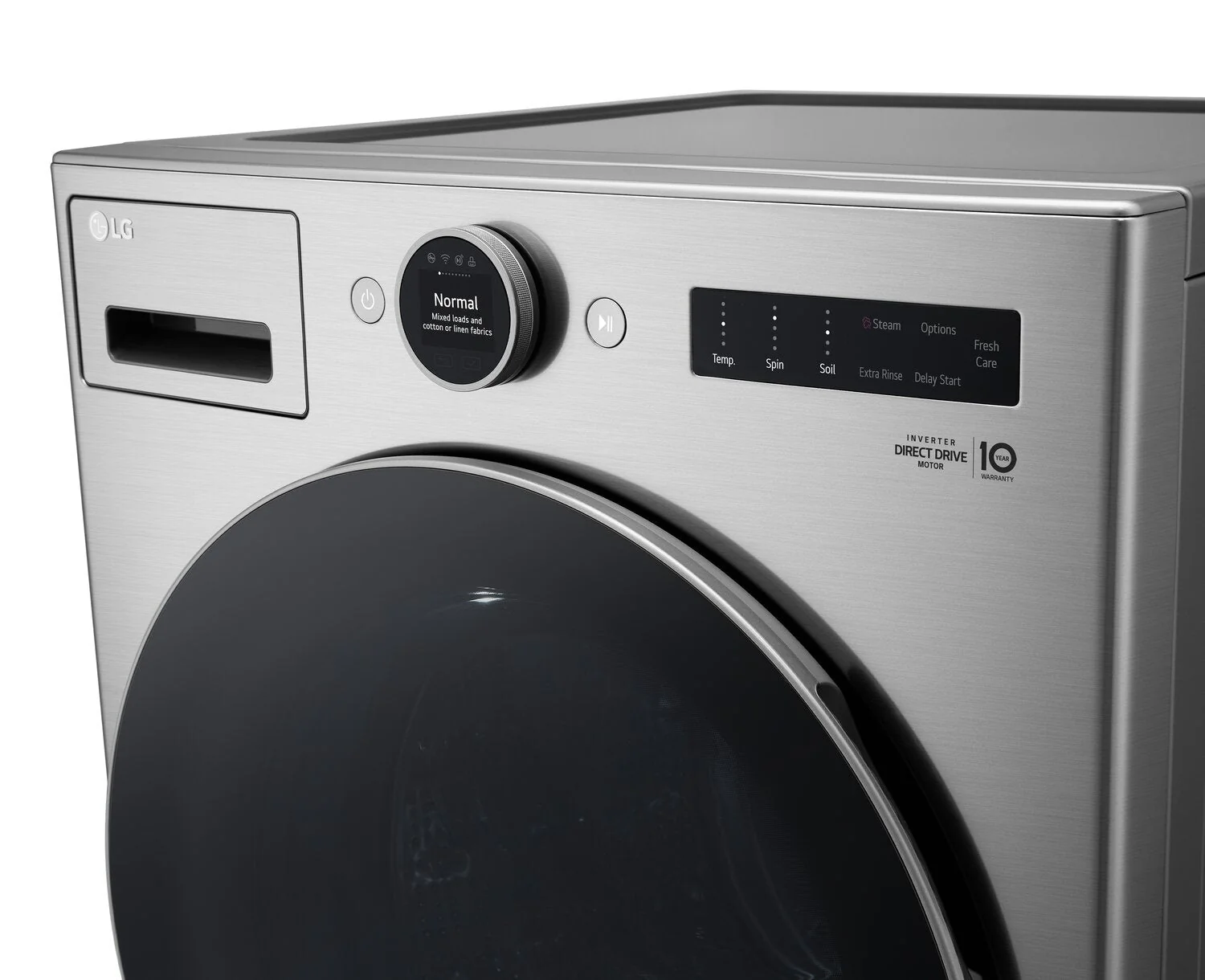 LG 5.2 Cu. Ft. Front-Load Washer and 7.4 Cu. Ft. Gas Dryer with TurboSteam® - WM5500HV/DLGX550V - Image 5