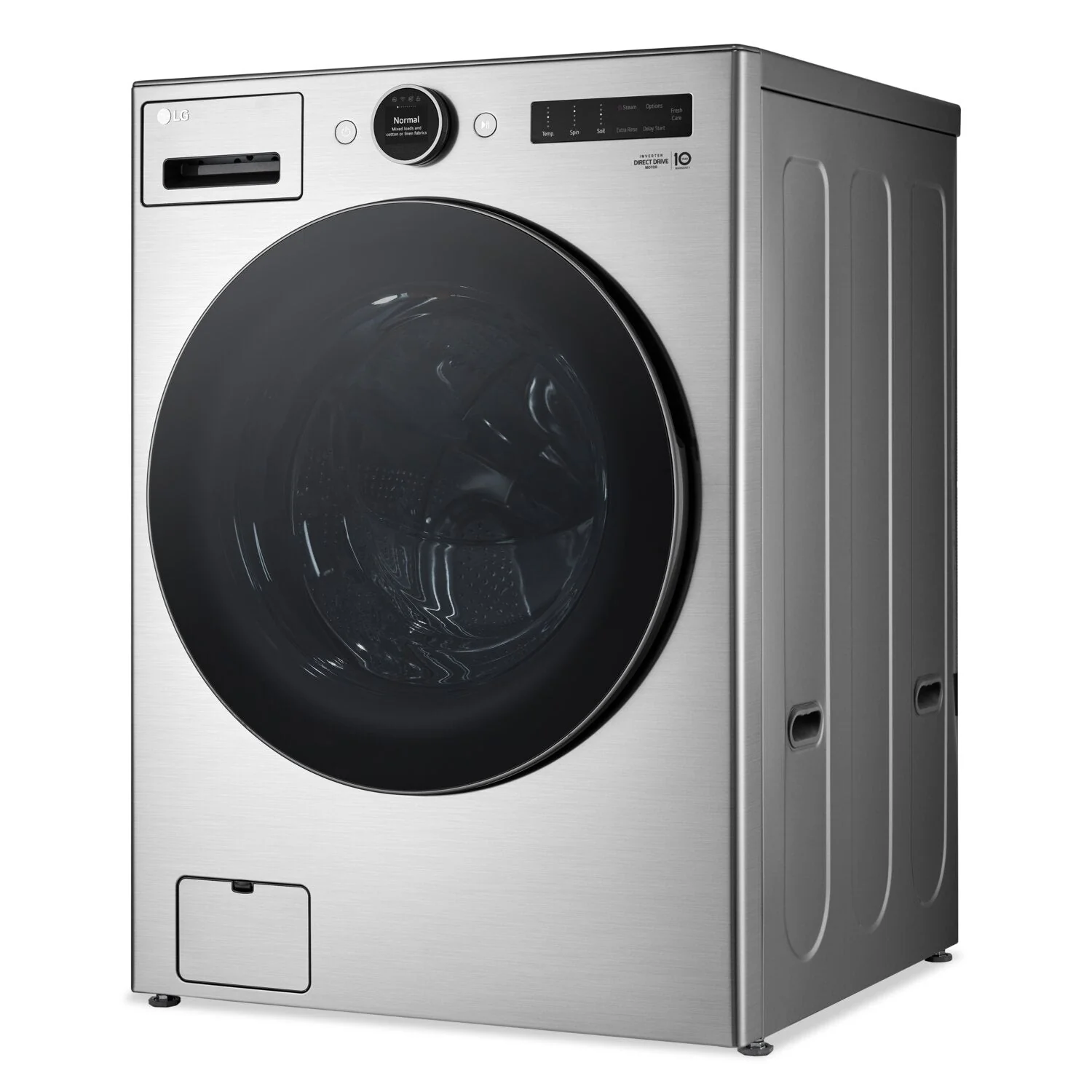 LG 5.2 Cu. Ft. Smart Front-Load Washer with TurboWash® 360 and AI DD™ - WM5500HVA - Image 2