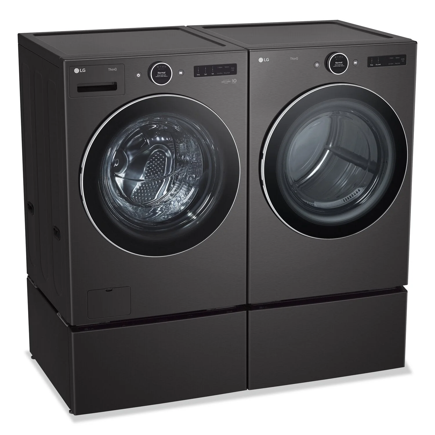 LG 5.8 Cu. Ft. Smart Front-Load Washer and 7.4 Cu. Ft. Electric Dryer - WM6700HB/DLEX670B - Image 3