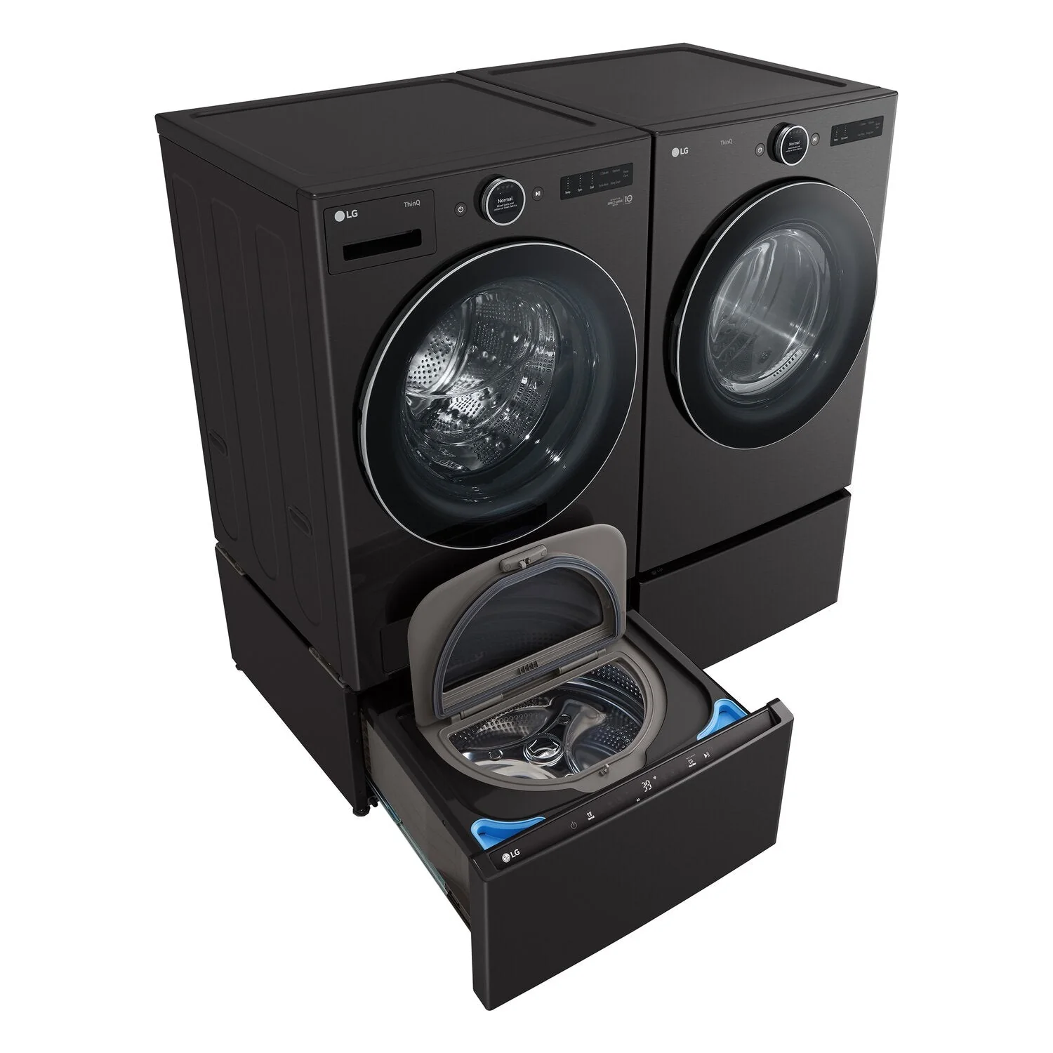 LG 5.8 Cu. Ft. Smart Front-Load Washer and 7.4 Cu. Ft. Electric Dryer - WM6700HB/DLEX670B - Image 6