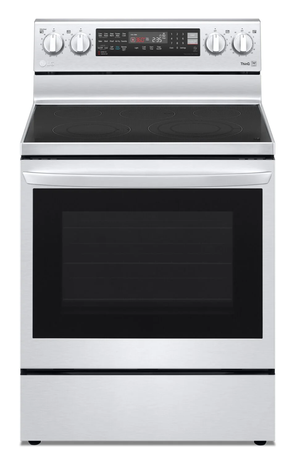 LG 6.3 Cu. Ft. Electric InstaViewâ„¢ Range with Air Fry - LREL6325F