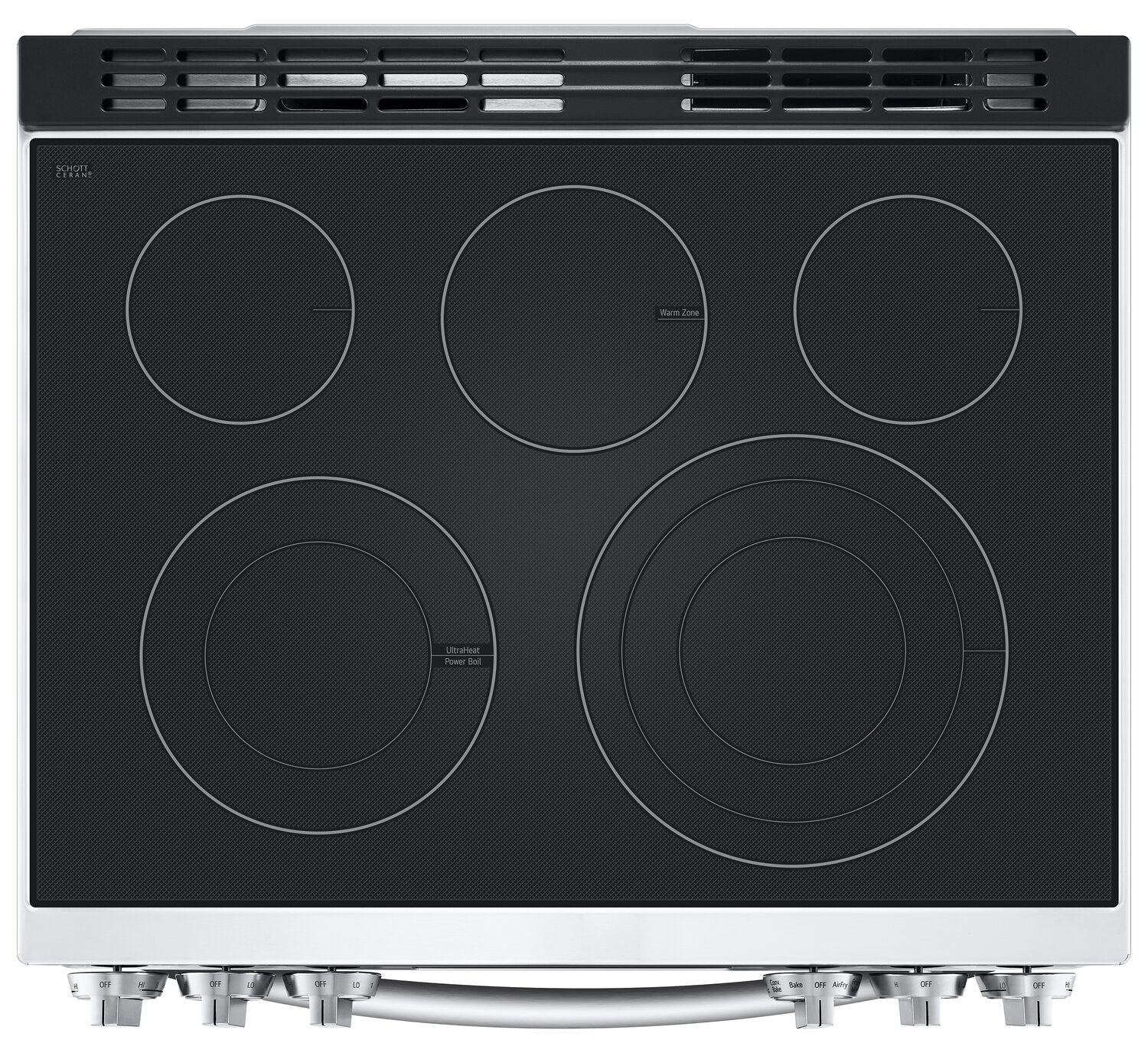 LG 6.3 Cu. Ft. Front-Control Electric Range with Air Fry - LSEL6335F - Image 3