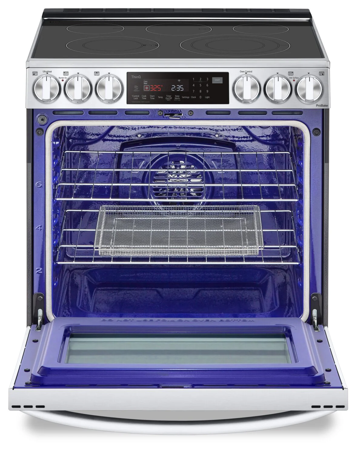 LG 6.3 Cu. Ft. Front-Control Electric Range with Air Fry - LSEL6335F - Image 5