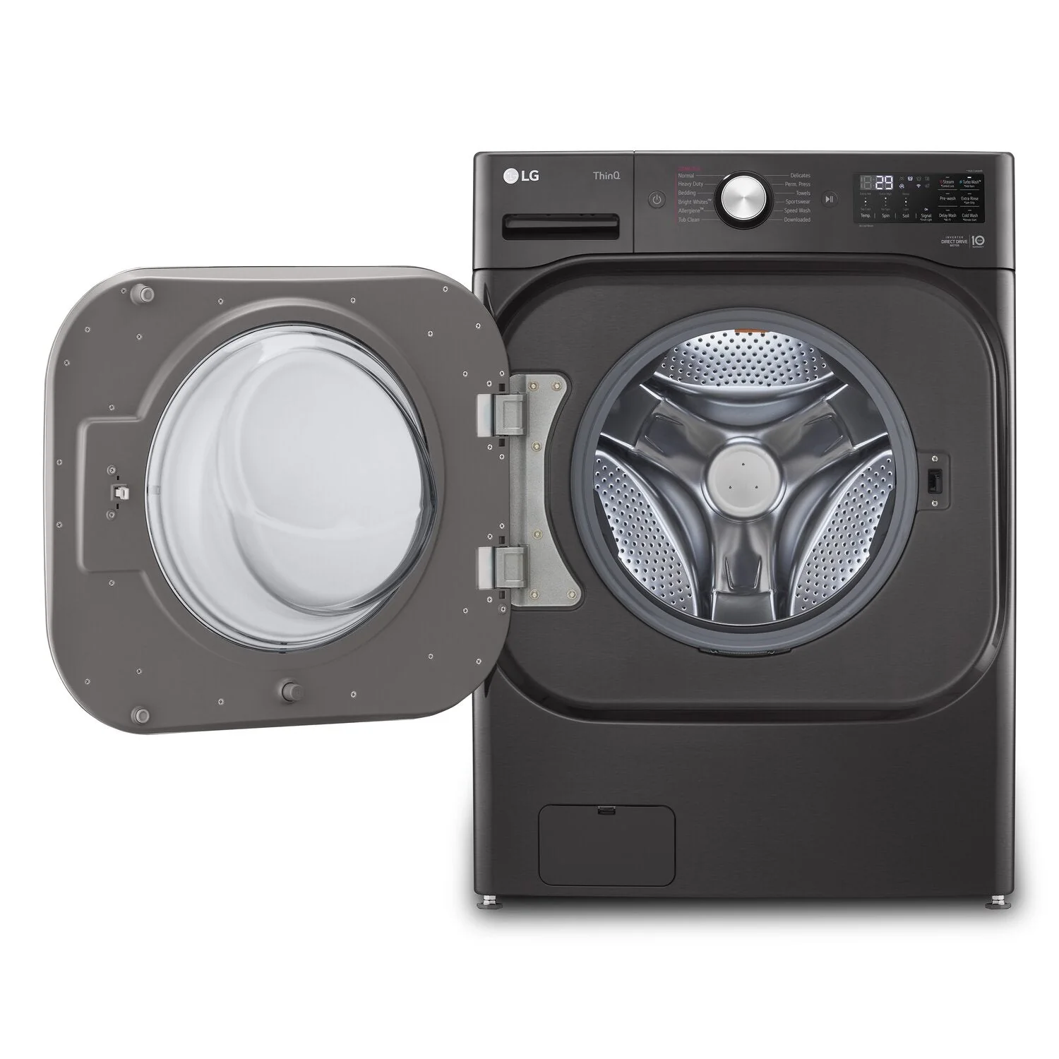 LG 6 Cu. Ft. Smart Mega Capacity Front-Load Washer - WM8900HBA - Image 2