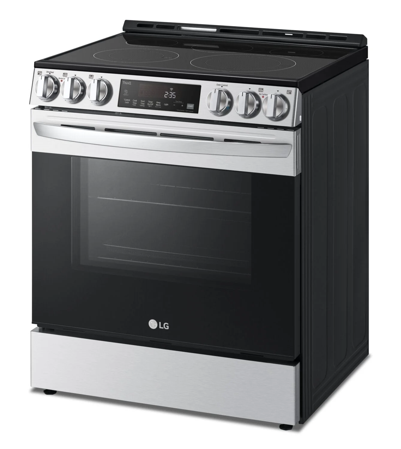 LG 6.3 Cu. Ft. Smart Electric Range with Air Fry - LSEL6333F - Image 2