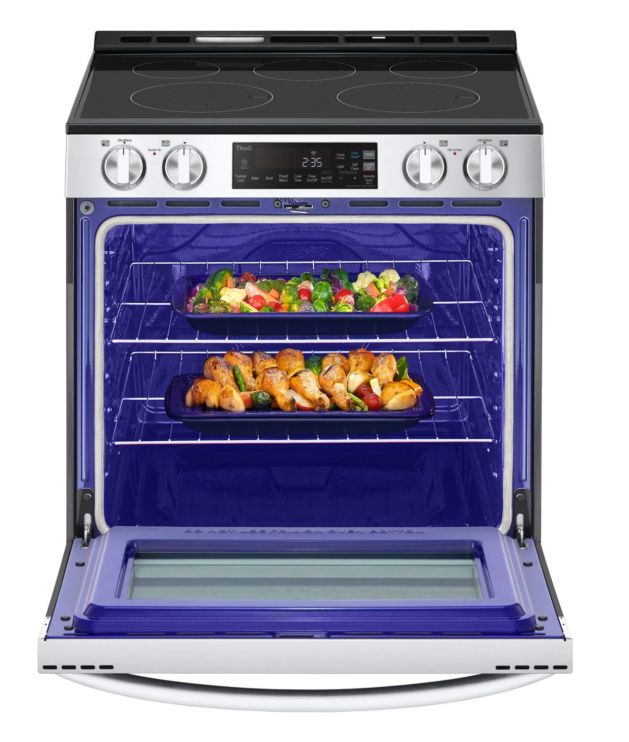 LG 6.3 Cu. Ft. Smart Electric Slide-In Range - LSEL6331F - Image 9