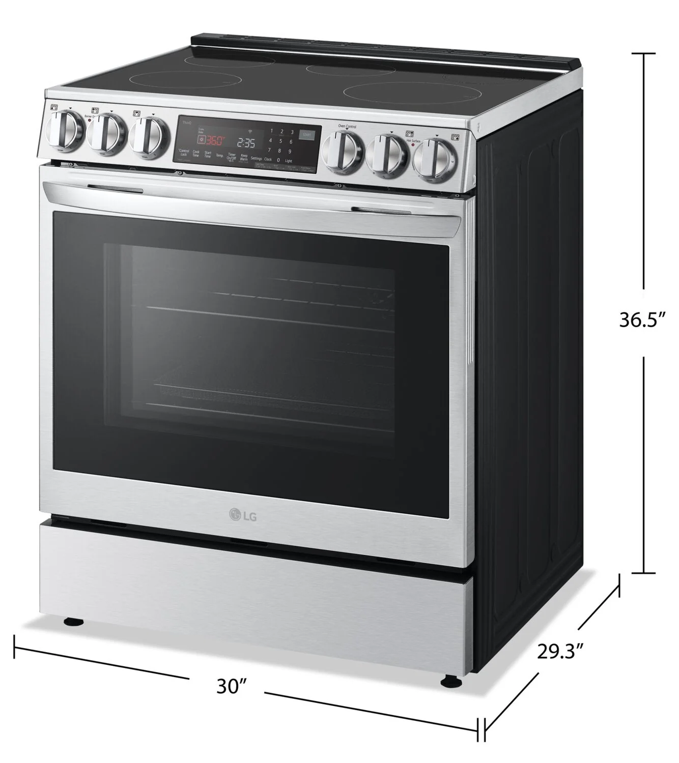 LG 6.3 Cu. Ft. Smart InstaView® Induction Slide-In Range with Air Fry - LSIL6336F - Image 10