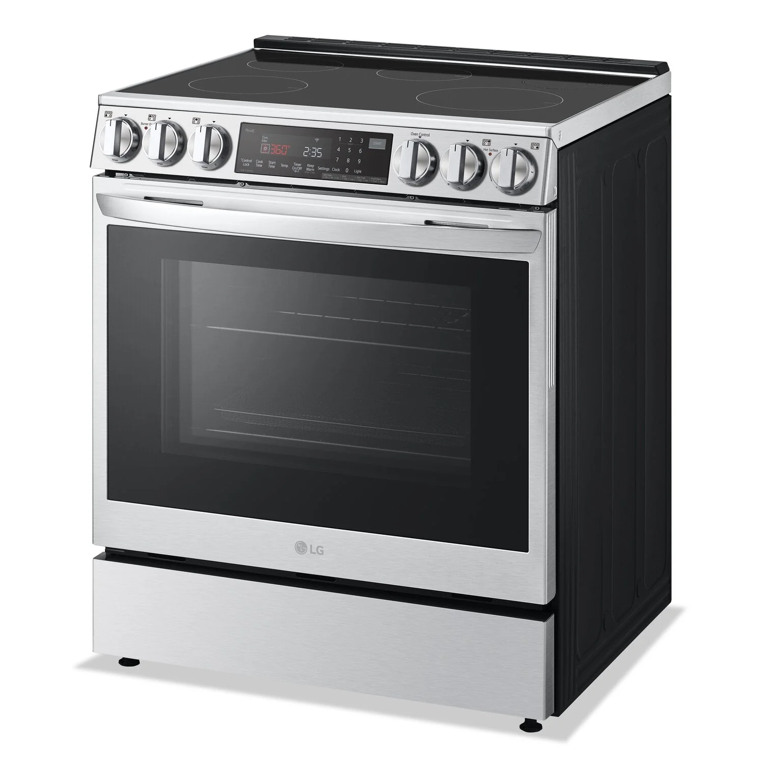 LG 6.3 Cu. Ft. Smart InstaView® Induction Slide-In Range with Air Fry - LSIL6336F - Image 2
