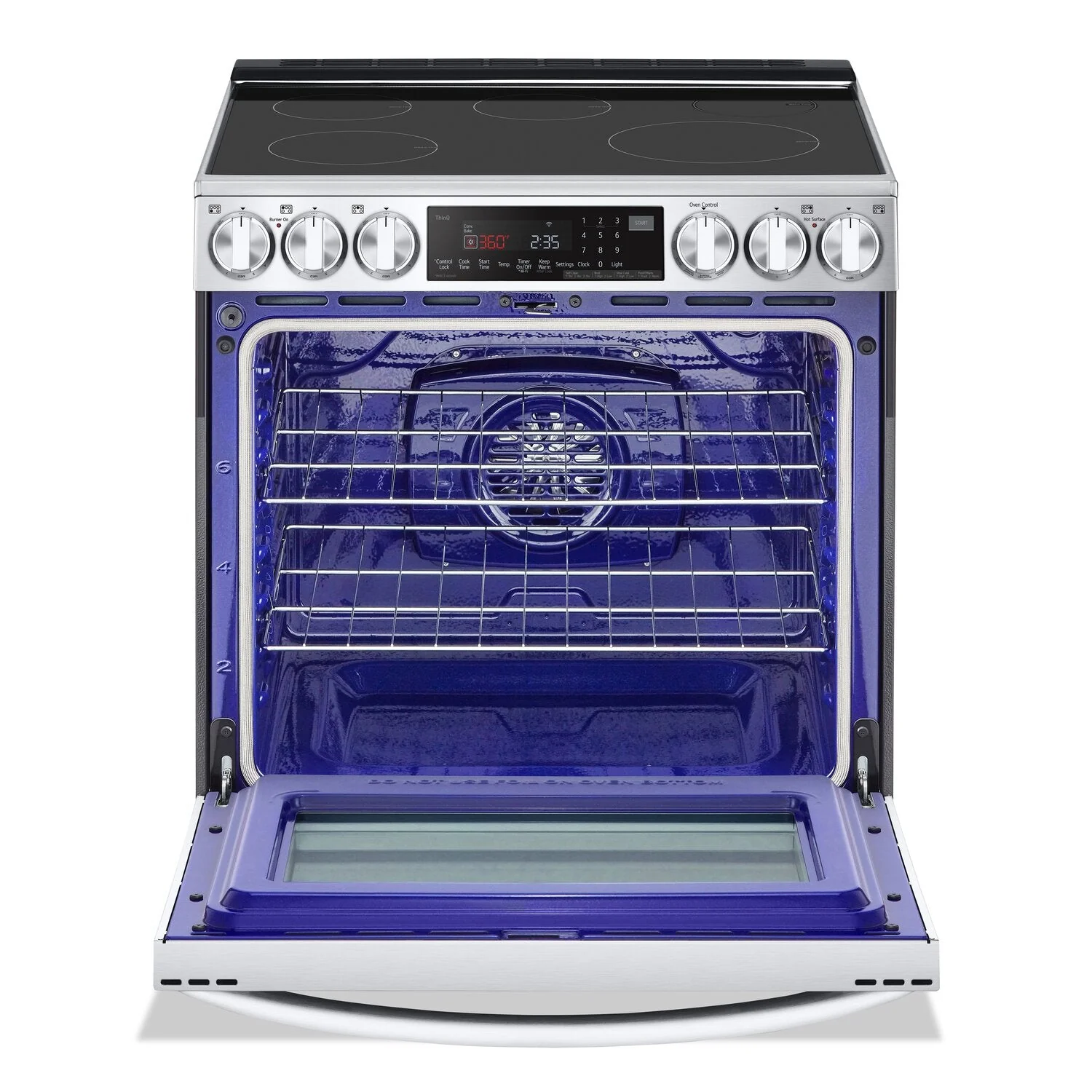 LG 6.3 Cu. Ft. Smart InstaView® Induction Slide-In Range with Air Fry - LSIL6336F - Image 3